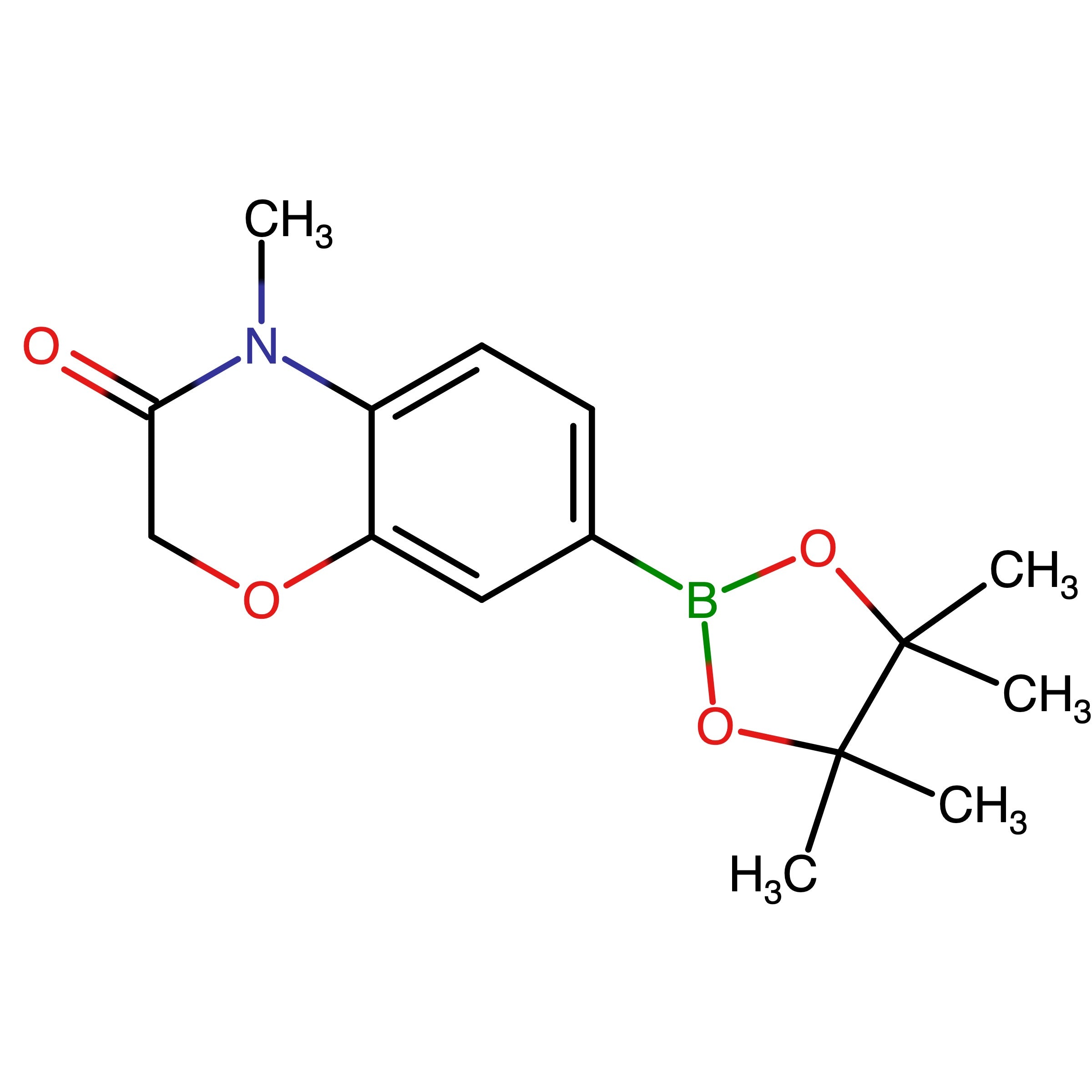 CAS 1489264-77-8 | 4-Methyl-3-oxo-3,4-dihydro-2H-benzo[b][1,4]oxazine-7-boronic acid pinacol ester | MFCD24039885
