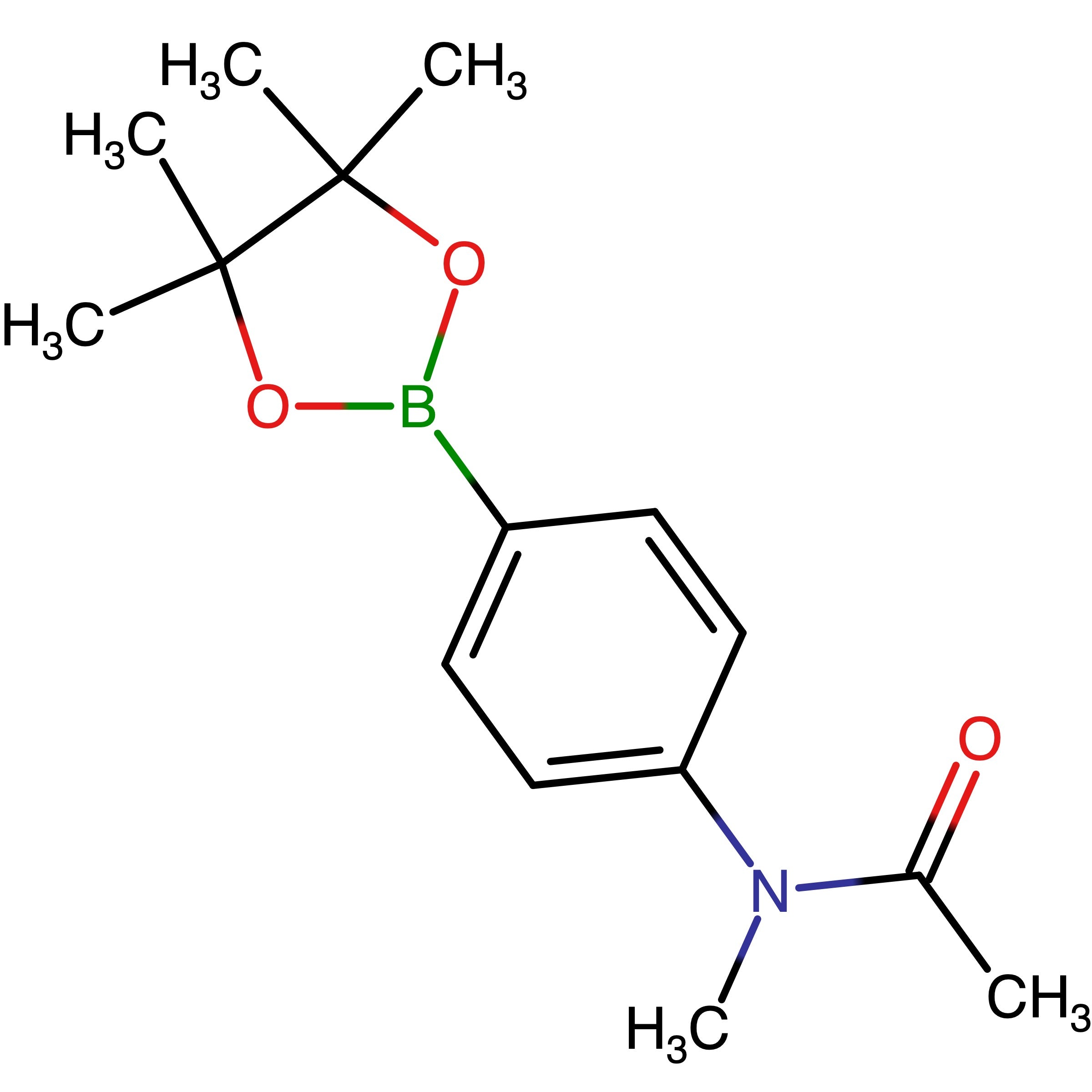 CAS 1056456-21-3 | N-Methyl-N-[4-(4,4,5,5-tetramethyl-1,3,2-dioxaborolan-2-yl)phenyl]acetamide | MFCD22493726