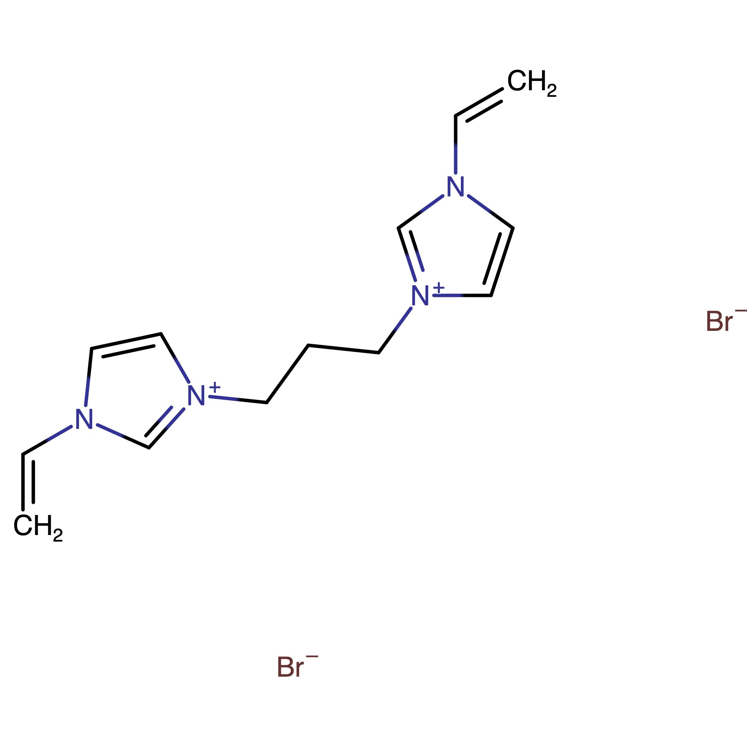 CAS 1046127-77-8 | 3,3'-(Propane-1,3-diyl)bis(1-vinyl-1H-imidazol-3-ium) bromide