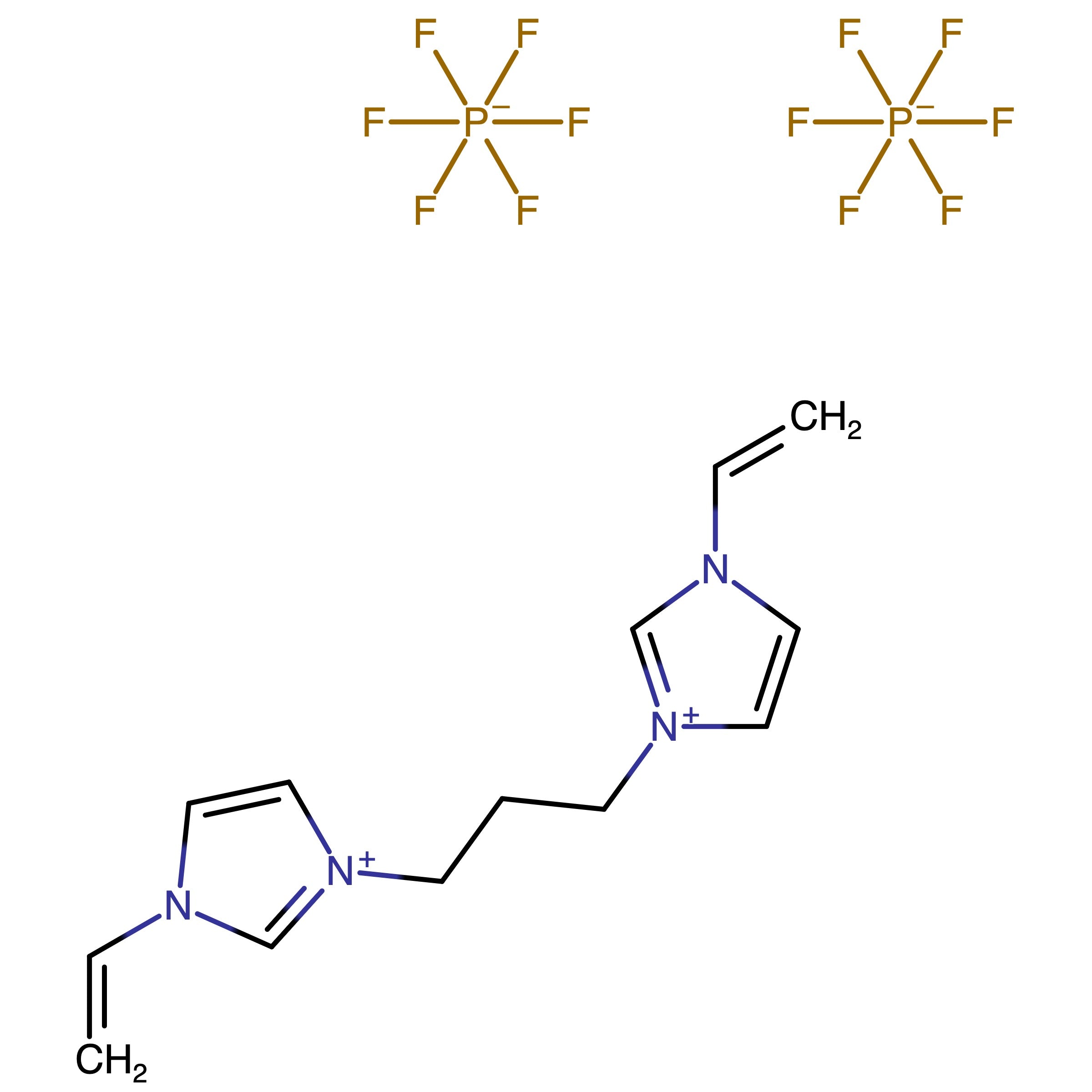 CAS 2609035-53-0 | 3,3'-(Propane-1,3-diyl)bis(1-vinyl-1H-imidazol-3-ium) hexafluorophosphate(V)