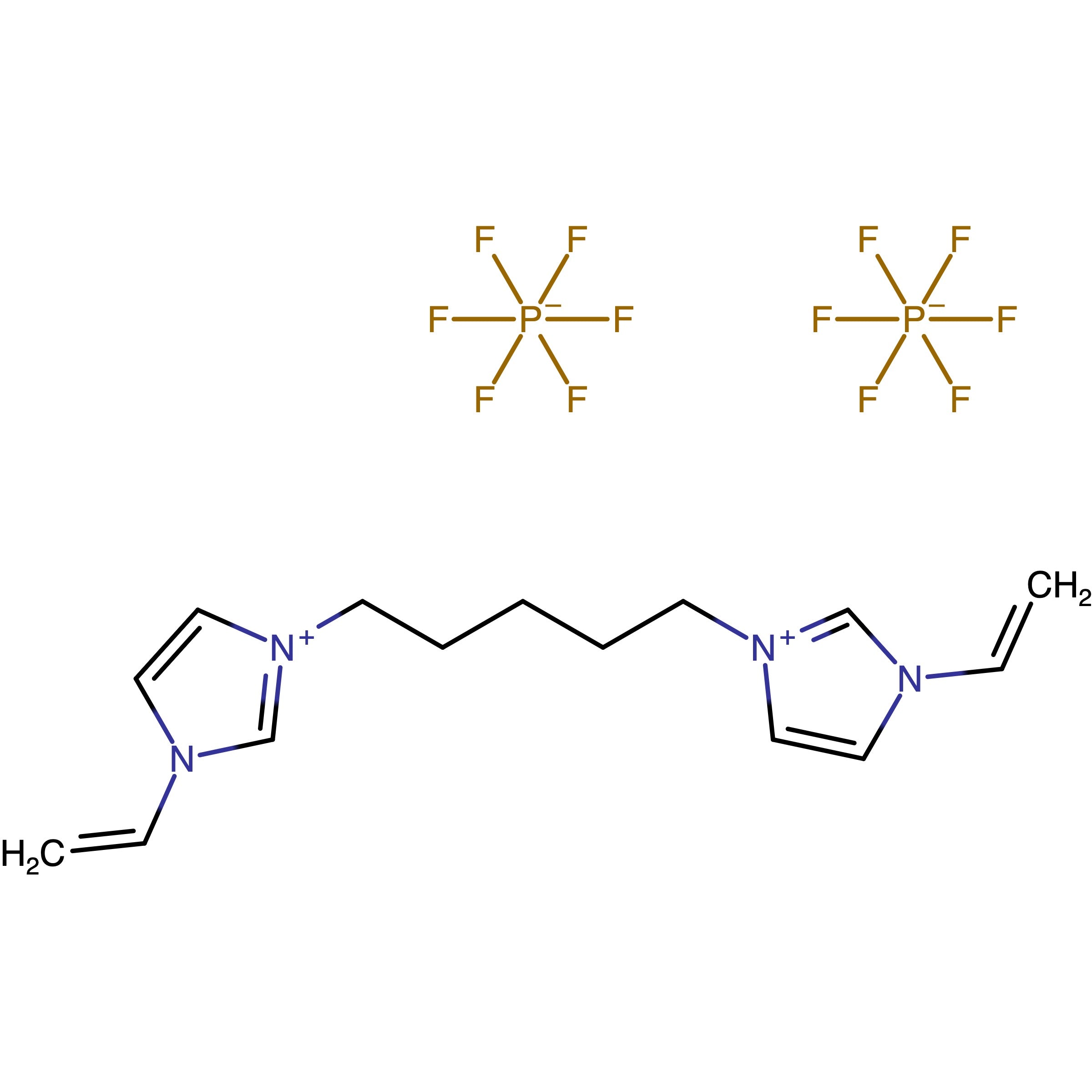 CAS 2609035-54-1 | 3,3'-(Pentane-1,5-diyl)bis(1-vinyl-1H-imidazol-3-ium) hexafluorophosphate(V)