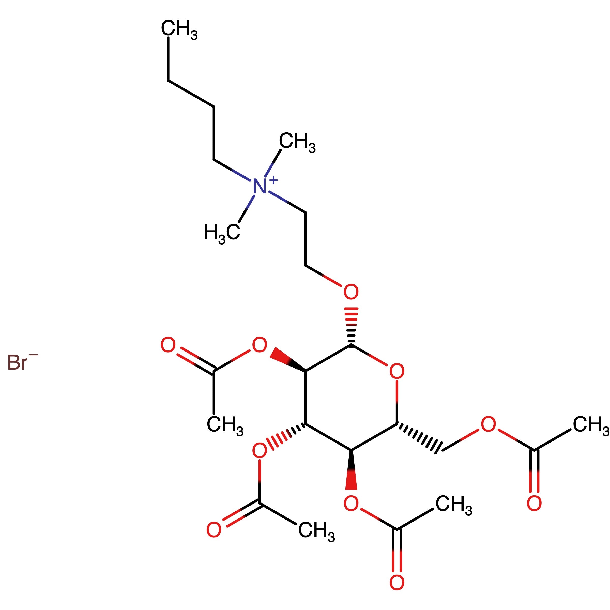 CAS 2183528-80-3 | N,N-Dimethyl-N-(2-(((2R,3R,4S,5R,6R)-3,4,5-triacetoxy-6-(acetoxymethyl)tetrahydro-2H-pyran-2-yl)oxy)ethyl)butan-1-aminium bromide
