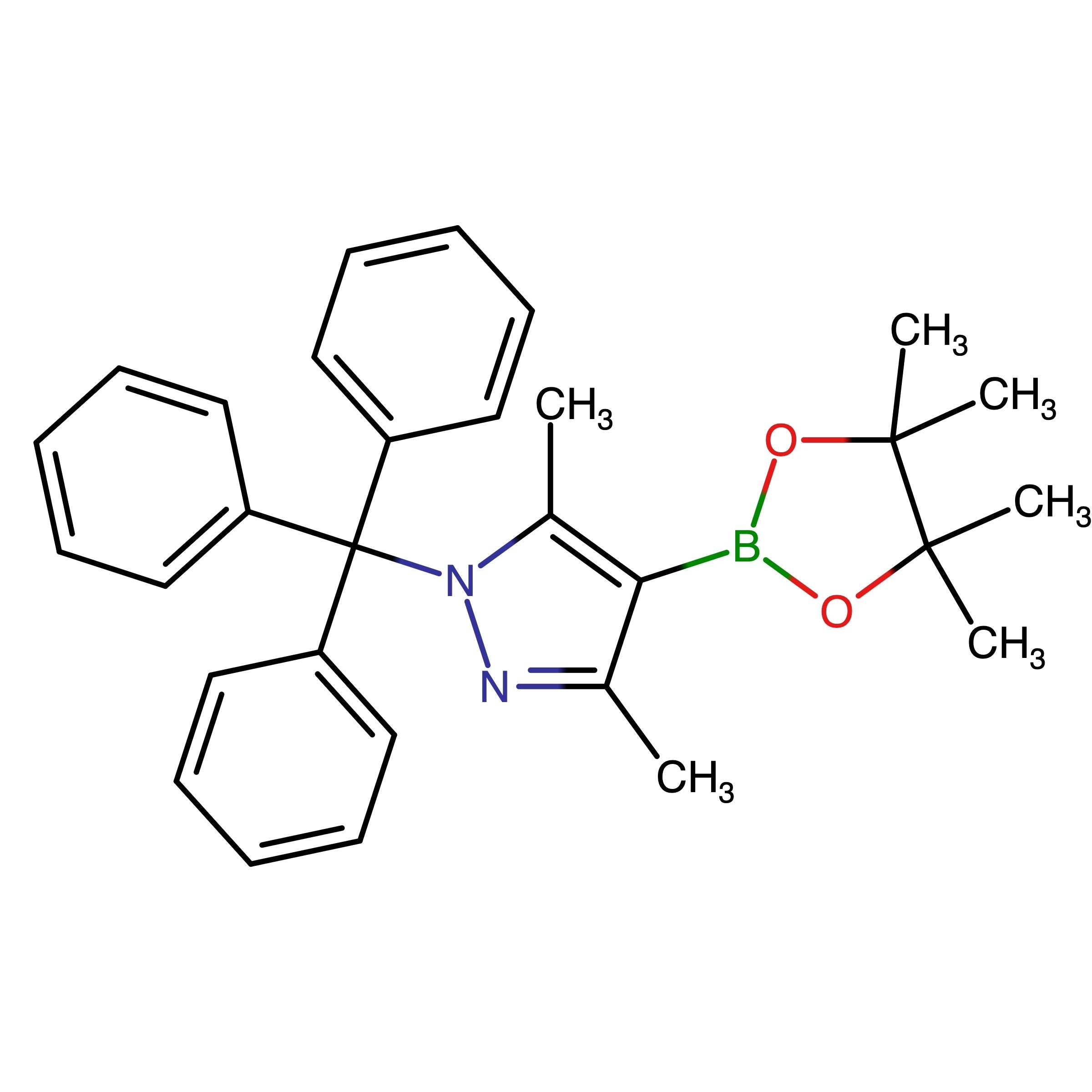 CAS 1874148-66-9 | 3,5-Dimethyl-1-trityl-1H-pyrazole-4-boronic acid pinacol ester | MFCD31699909