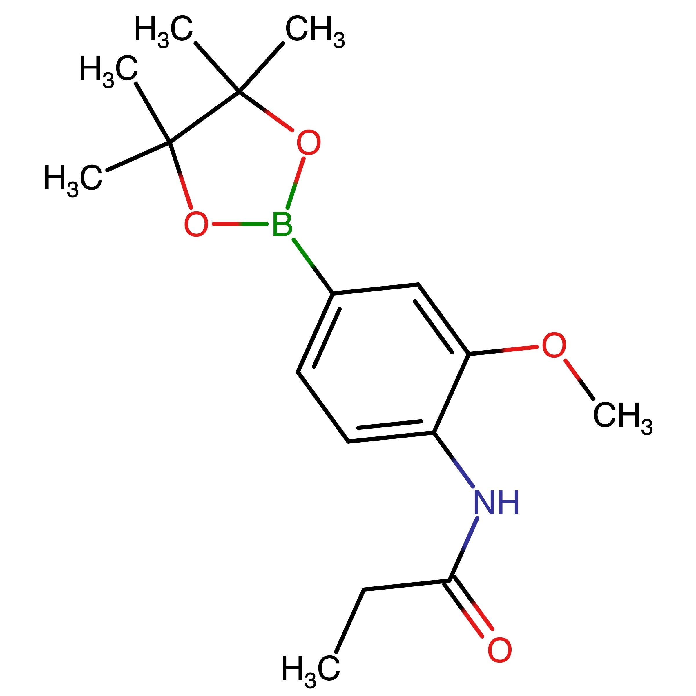 CAS 2246619-90-7 | N-(2-Methoxy-4-(4,4,5,5-tetramethyl-1,3,2-dioxaborolan-2-yl)phenyl)propionamide