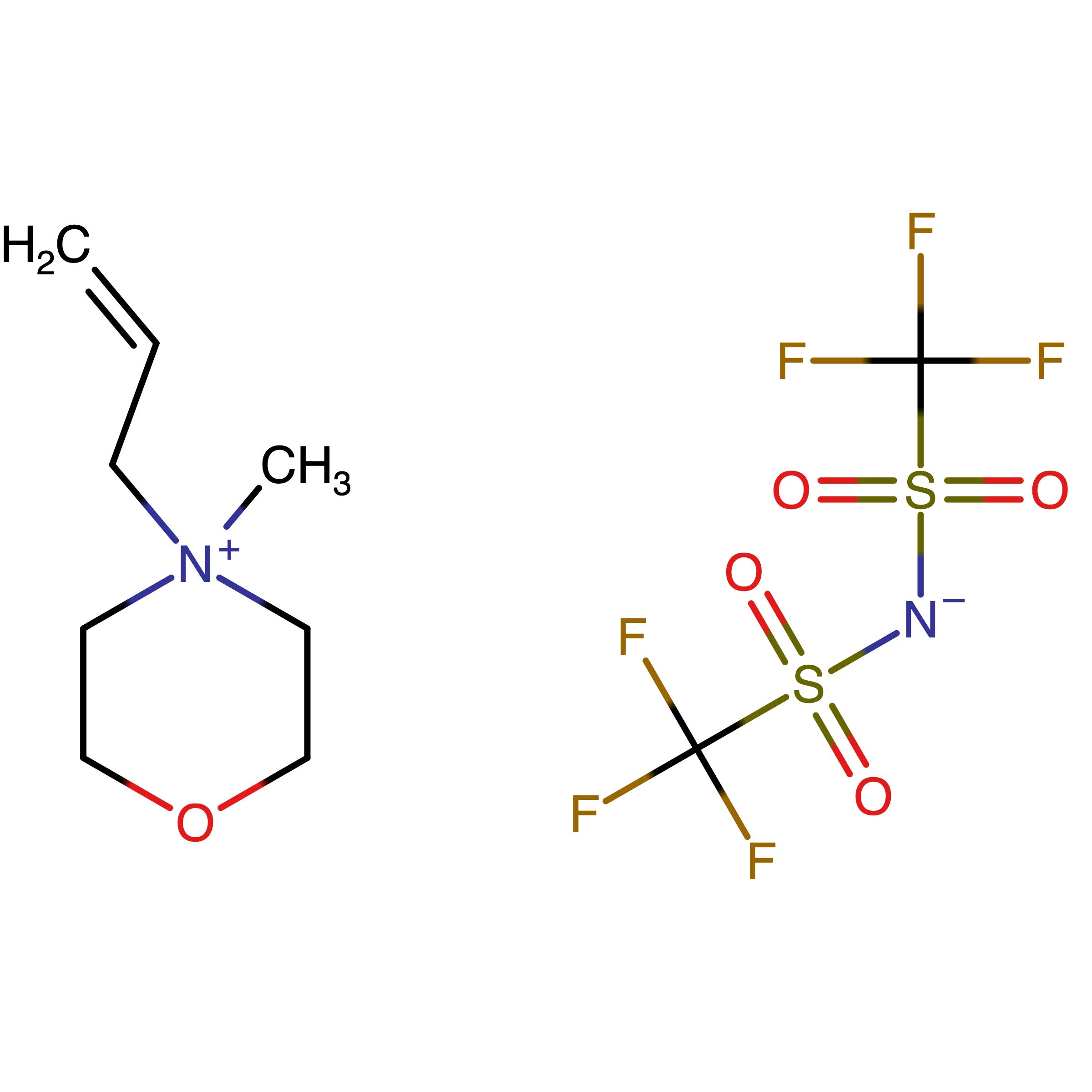 CAS 852866-13-8 | 4-Allyl-4-methylmorpholin-4-ium bis((trifluoromethyl)sulfonyl)amide