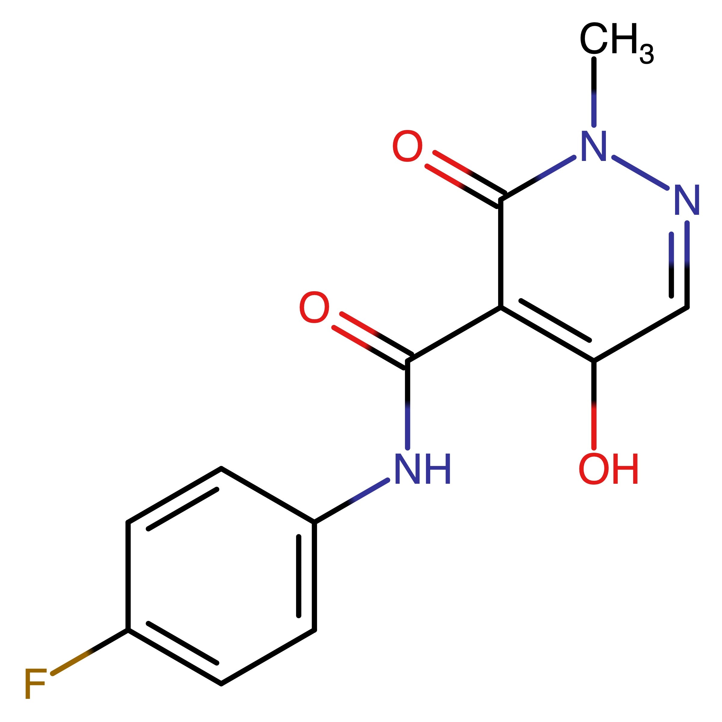 CAS 2319651-21-1 | N-(4-Fluorophenyl)-5-hydroxy-2-methyl-3-oxo-2,3-dihydropyridazine-4-carboxamide