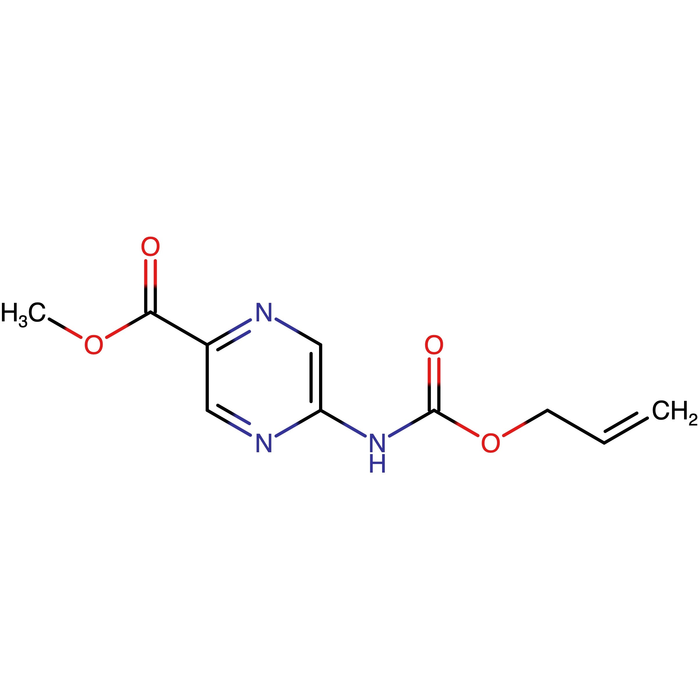 CAS 1174231-18-5 | Methyl 5-(((allyloxy)carbonyl)amino)pyrazine-2-carboxylate
