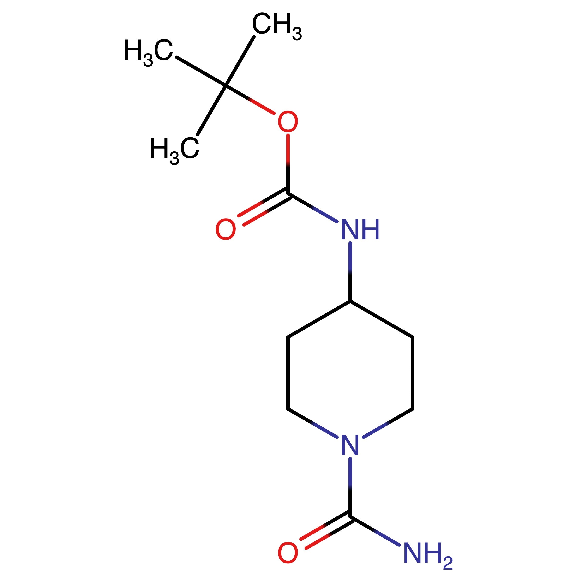 CAS 856563-20-7 | tert-Butyl (1-carbamoylpiperidin-4-yl)carbamate | MFCD30186057