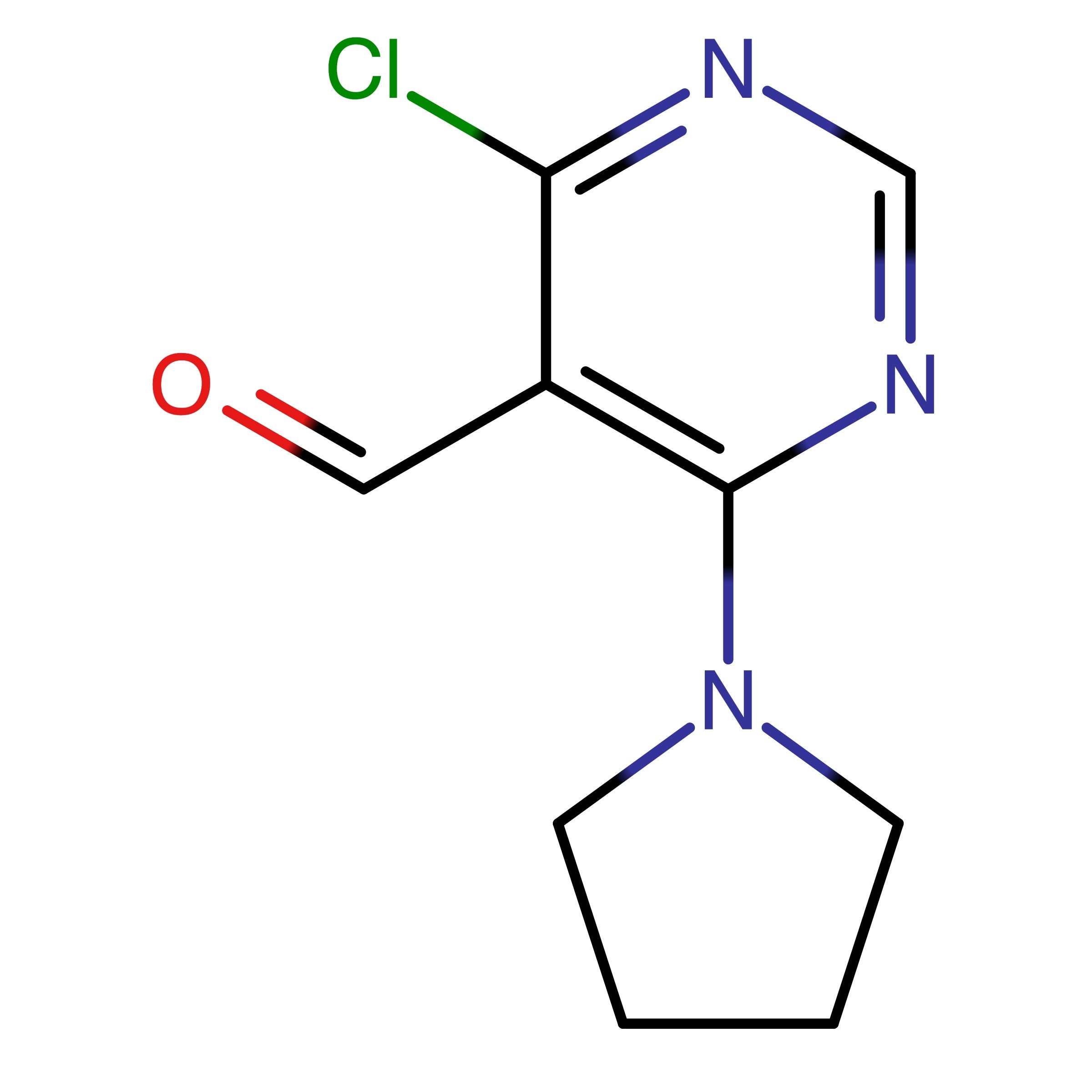 CAS 54503-92-3 | 4-Chloro-6-(pyrrolidin-1-yl)pyrimidine-5-carbaldehyde | MFCD13874682