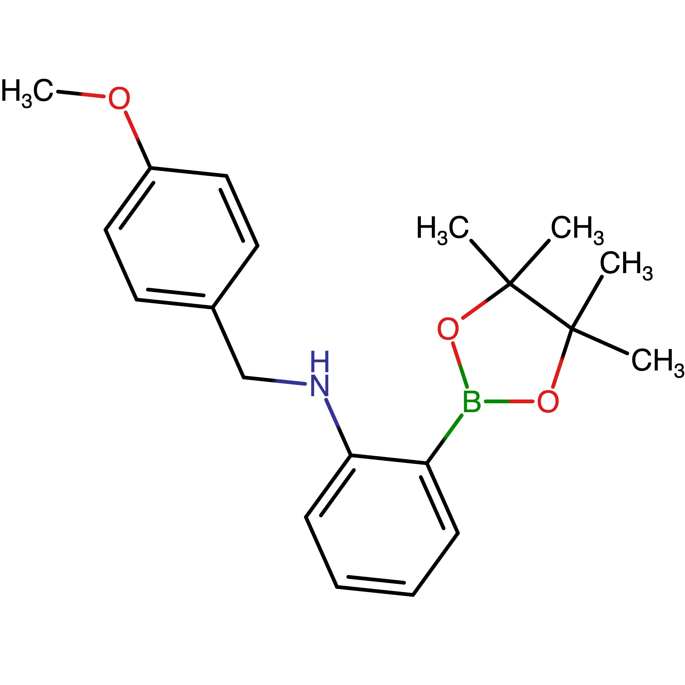 CAS 1259285-56-7 | N-(4-Methoxybenzyl)-2-(4,4,5,5-tetramethyl-1,3,2-dioxaborolan-2-yl)aniline