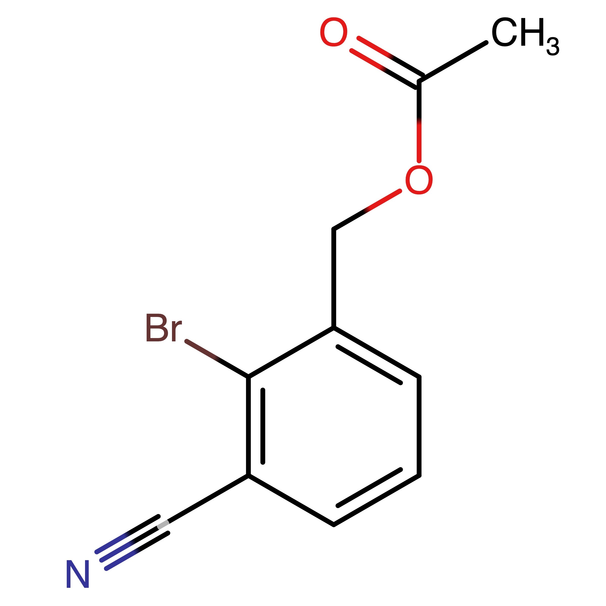 CAS 1268335-56-3 | 2-Bromo-3-carbonitrilbenzyl acetate
