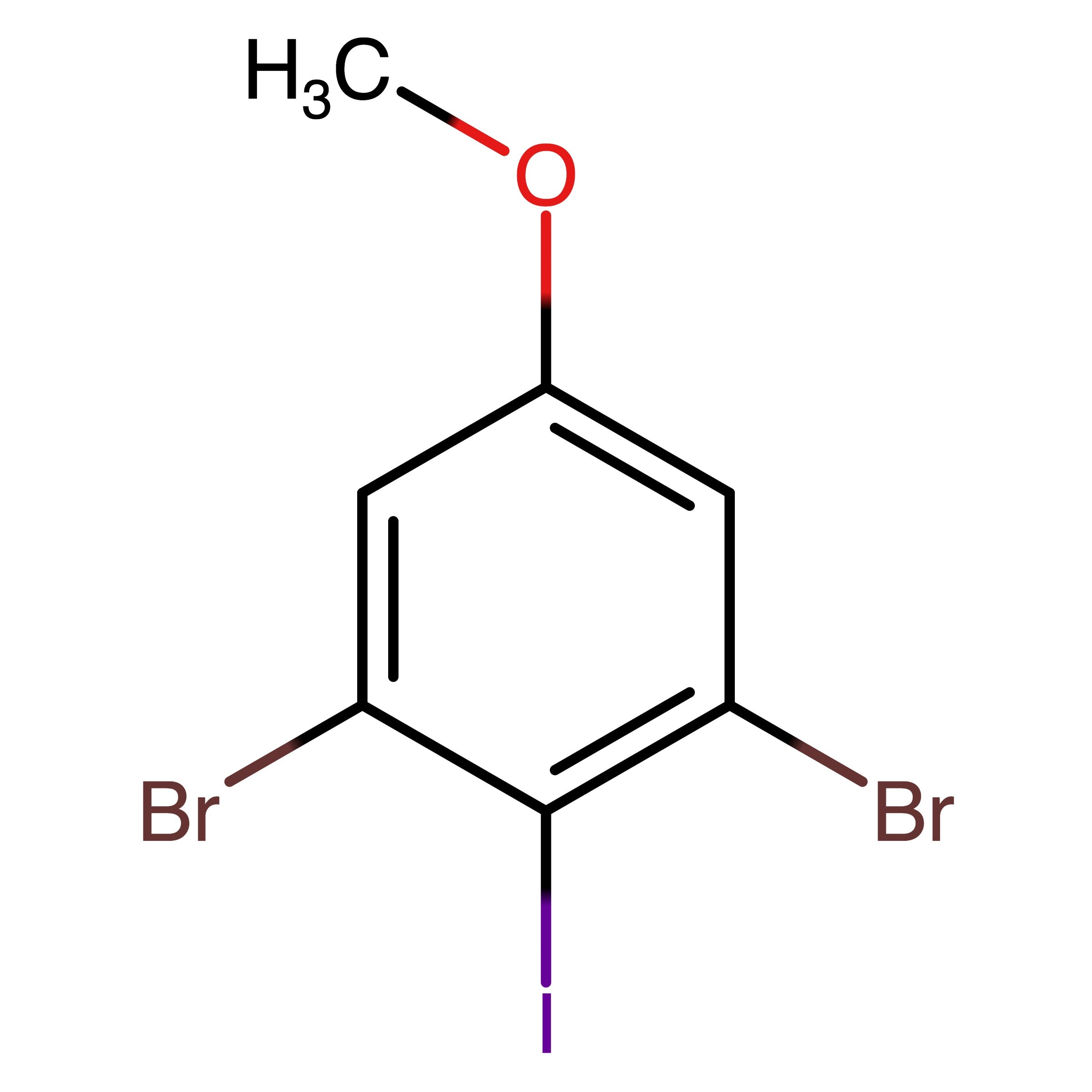 CAS 201161-11-7 | 1,3-Dibromo-2-iodo-5-methoxybenzene | MFCD02684927