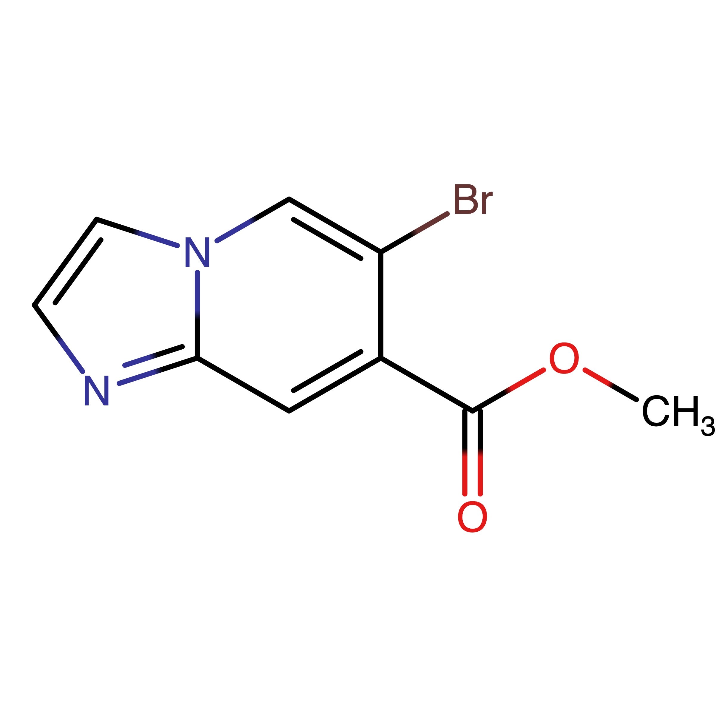 CAS 952206-60-9 | Methyl 6-bromoimidazo[1,2-a]pyridine-7-carboxylate | MFCD09951962