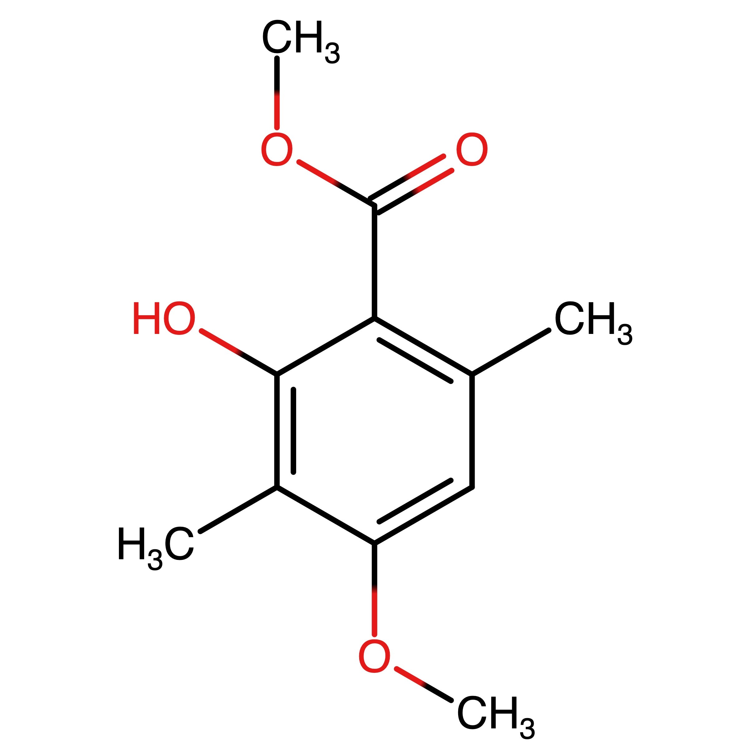 CAS 19104-04-2 | Methyl 2-hydroxy-4-methoxy-3,6-dimethylbenzoate