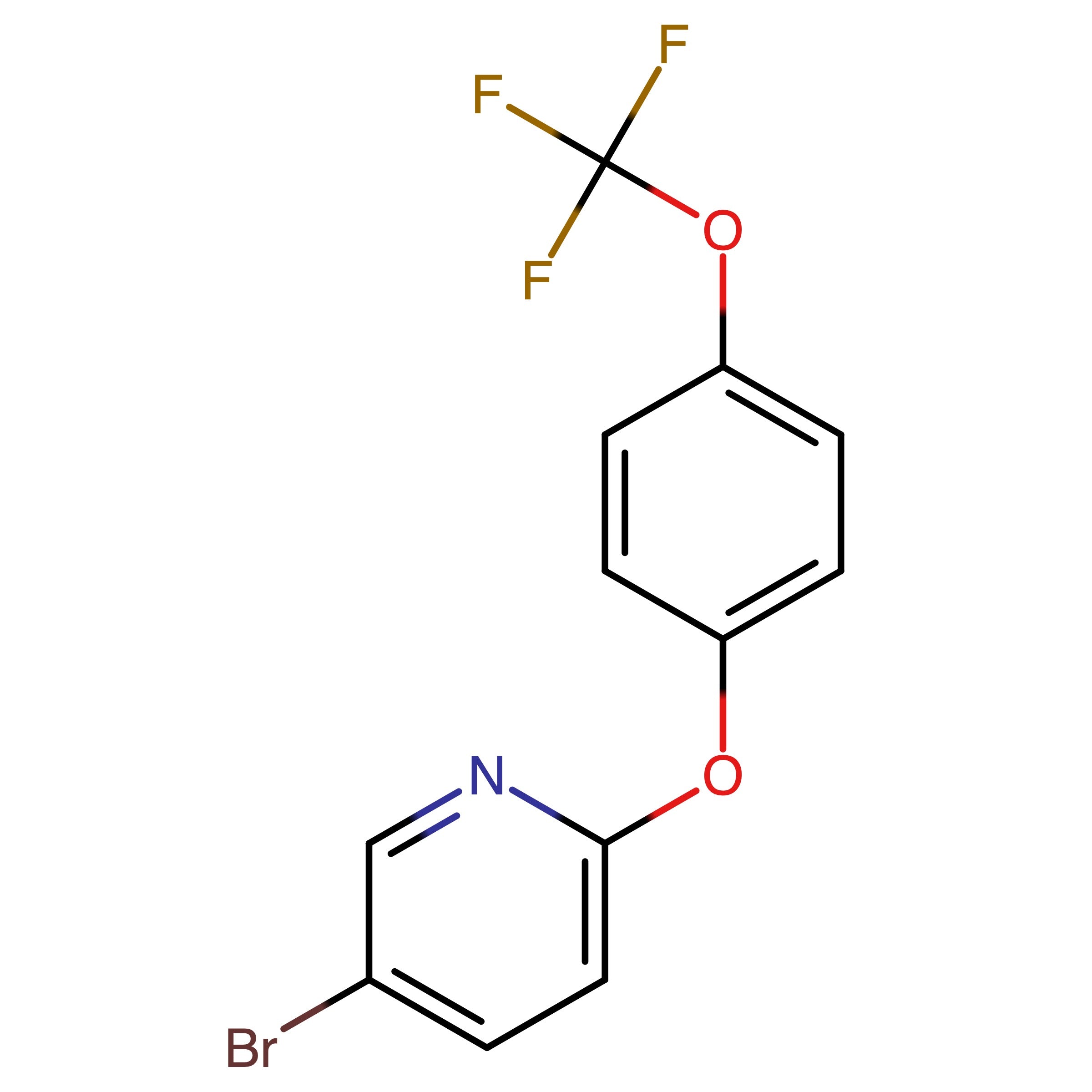 CAS 909849-01-0 | 5-Bromo-2-(4-(trifluoromethoxy)phenoxy)pyridine | MFCD27345005