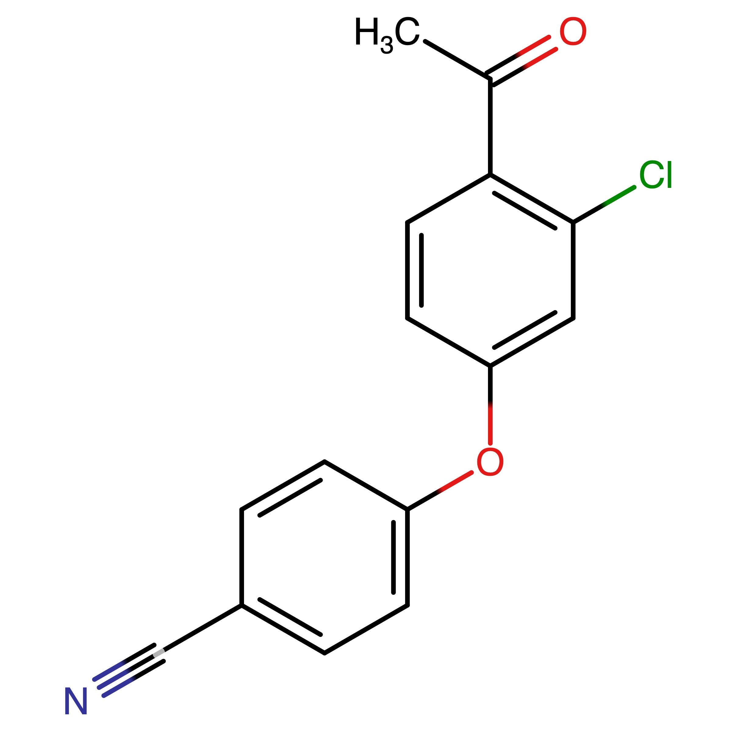 CAS 1246382-67-1 | 4-(4-Acetyl-3-chlorophenoxy)benzonitrile | MFCD16987739