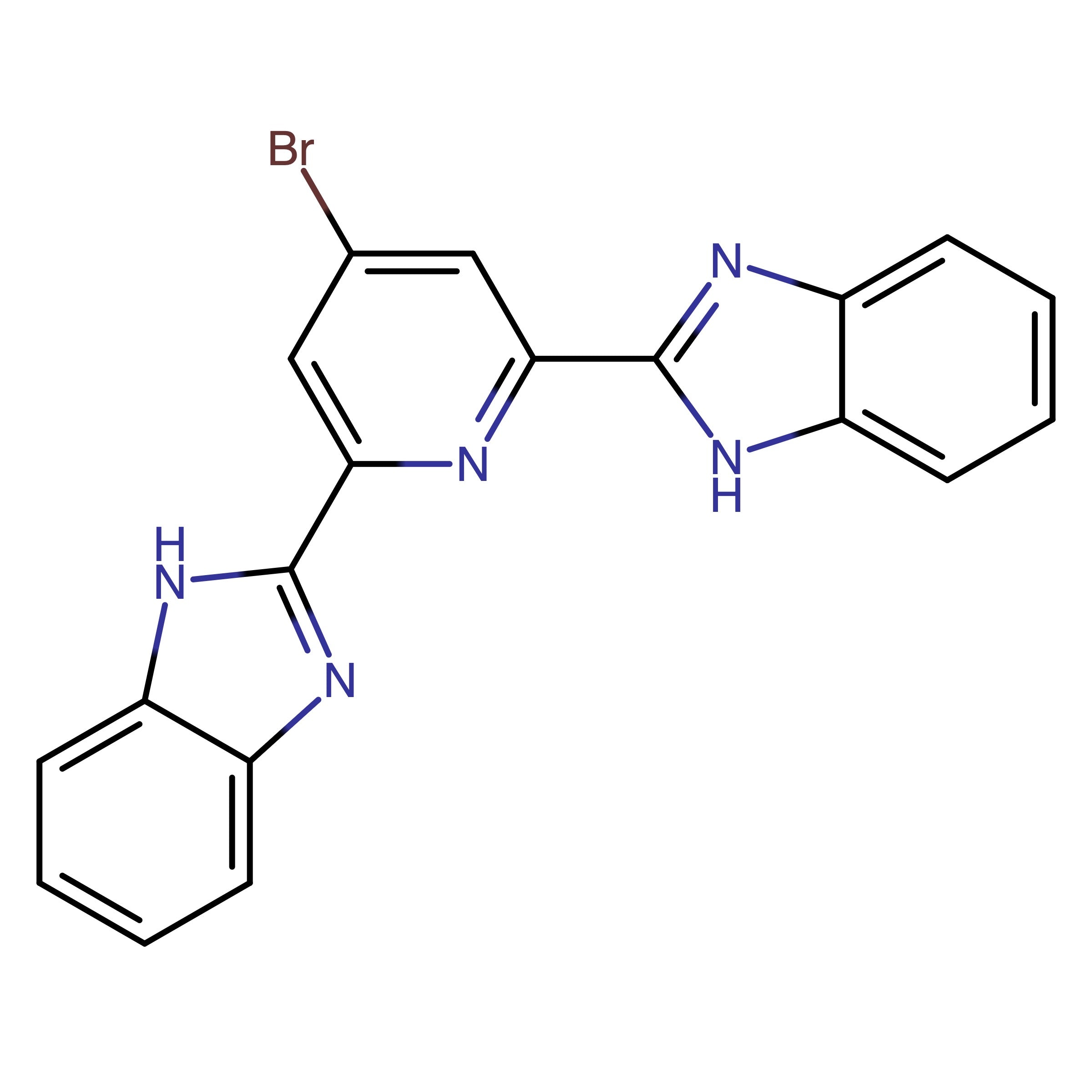 CAS 2247154-50-1 | 2,2'-(4-Bromopyridine-2,6-diyl)bis(1H-benzo[d]imidazole)