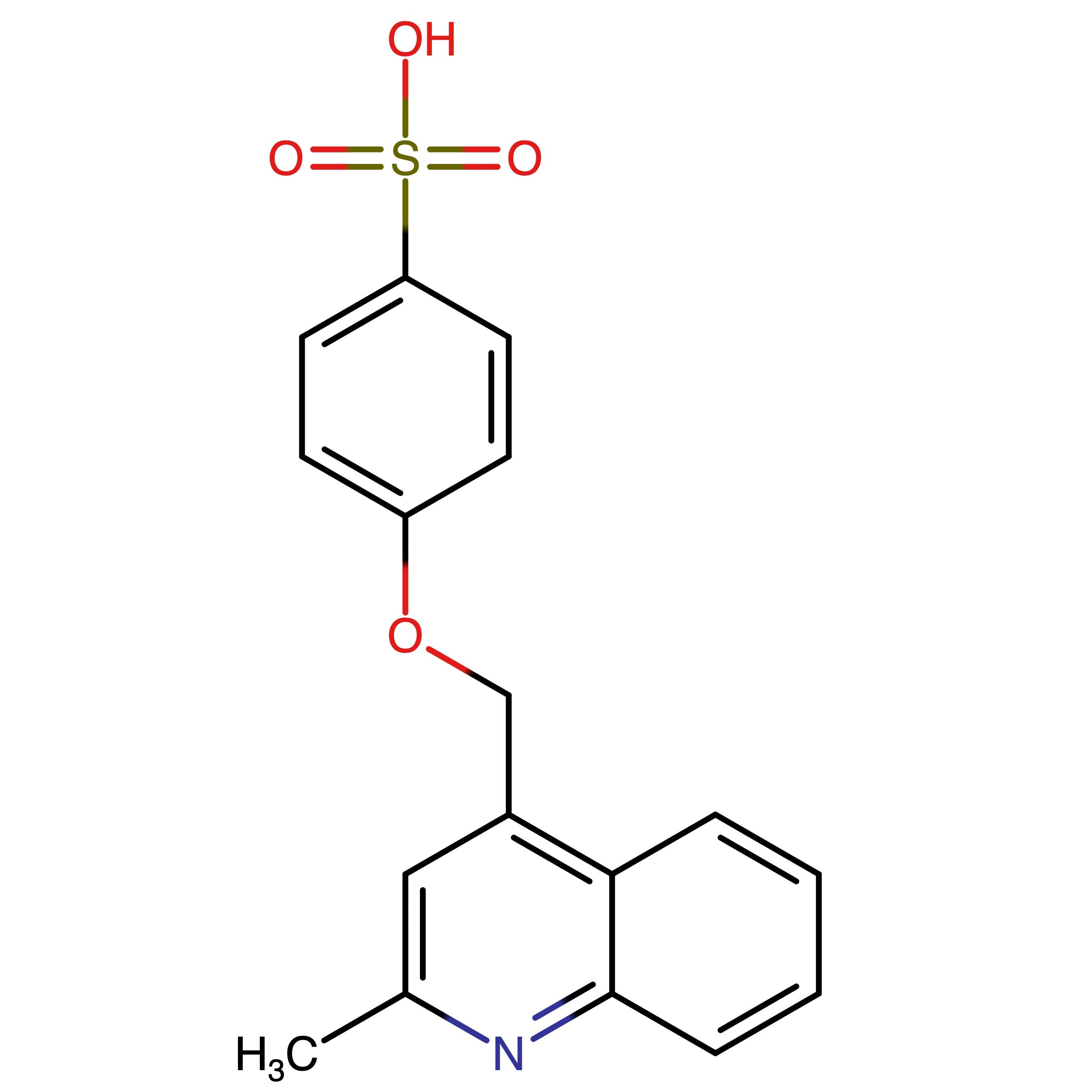 CAS 784134-73-2 | 4-((2-Methylquinolin-4-yl)methoxy)benzenesulfonic acid