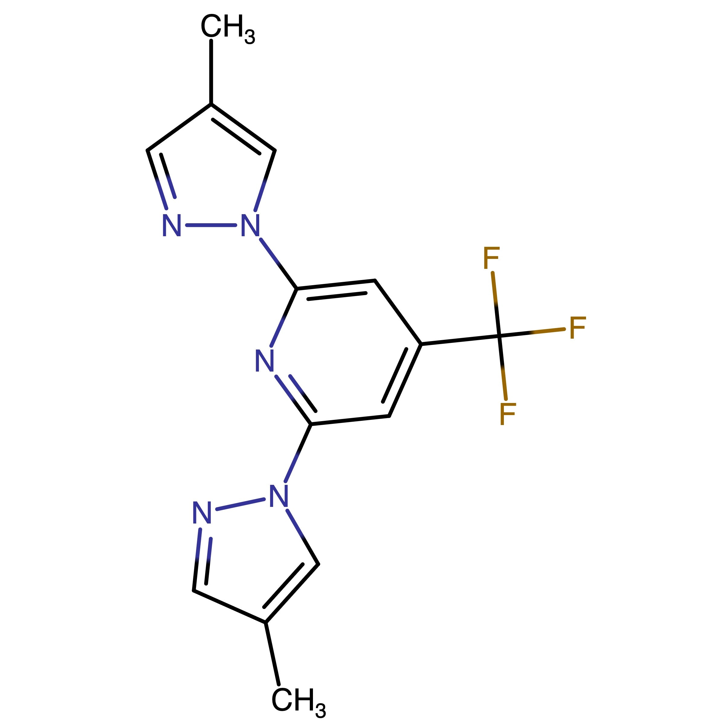 CAS 2941013-98-3 | 2,6-Bis(4-methyl-1H-pyrazol-1-yl)-4-(trifluoromethyl)pyridine