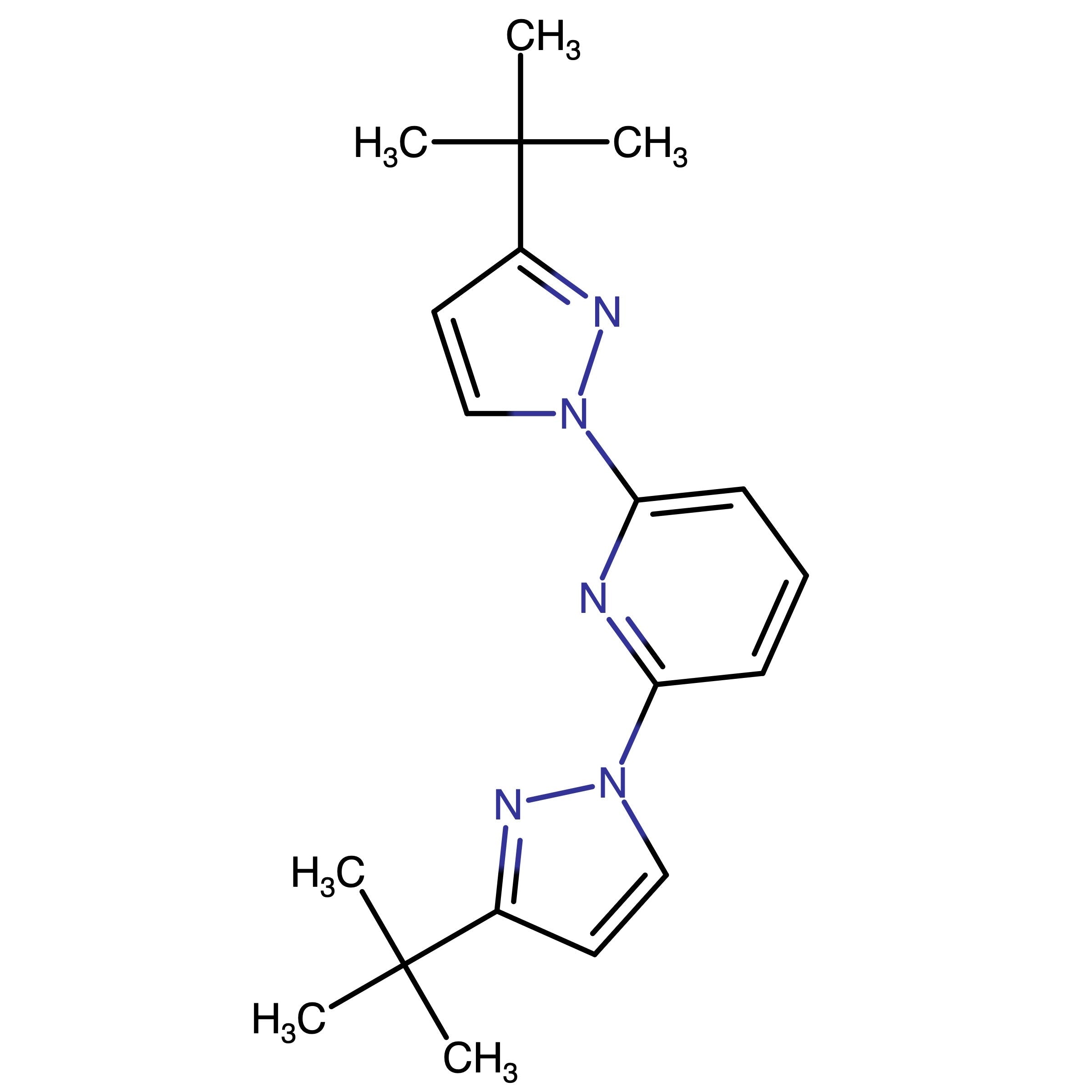 CAS 129104-19-4 | 2,6-Bis(3-(tert-butyl)-1H-pyrazol-1-yl)pyridine