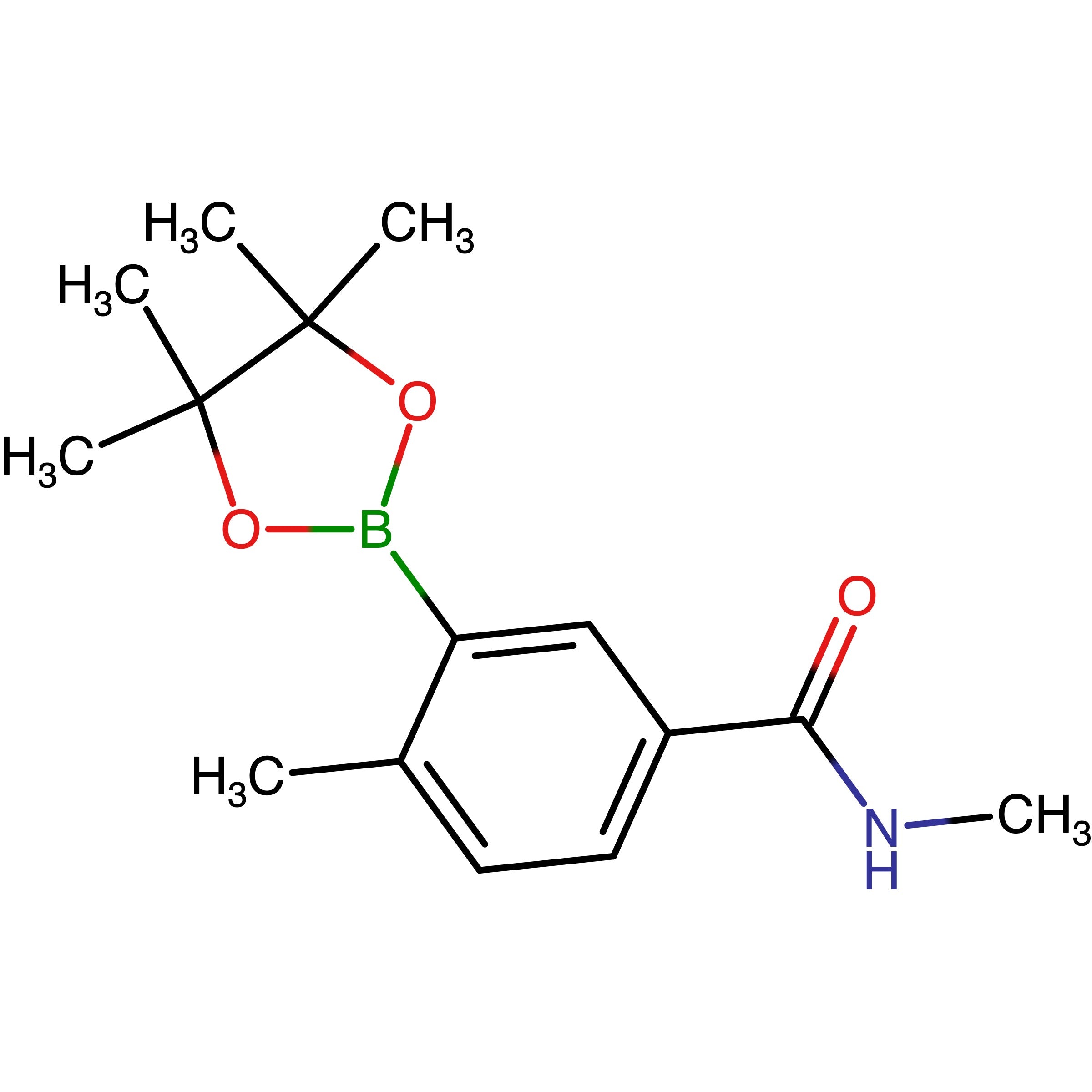 CAS 1019918-76-3 | N,4-Dimethyl-3-(4,4,5,5-tetramethyl-1,3,2-dioxaborolan-2-yl)benzamide