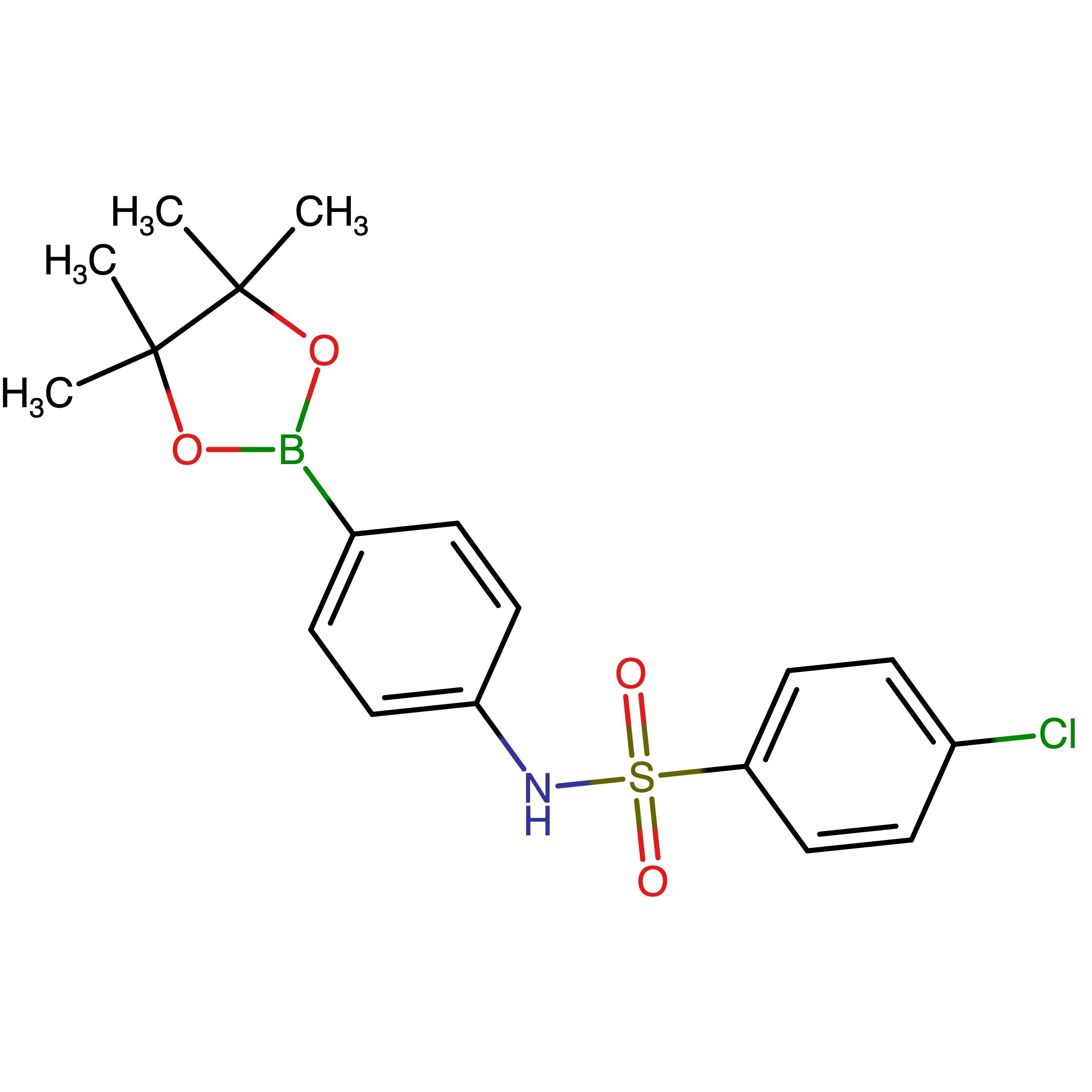 CAS 2068759-01-1 | 4-Chloro-N-(4-(4,4,5,5-tetramethyl-1,3,2-dioxaborolan-2-yl)phenyl)benzenesulfonamide