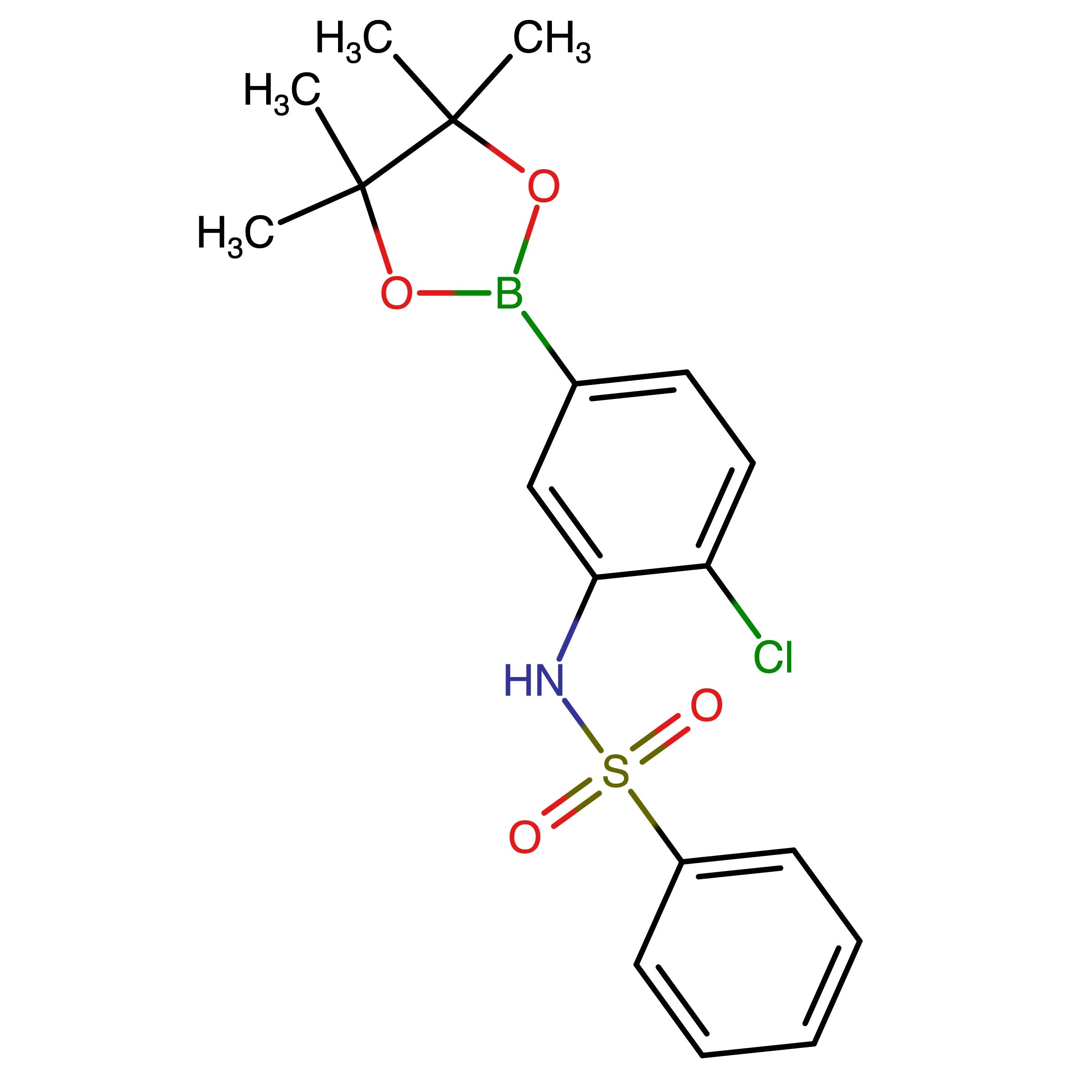 CAS 1106313-60-3 | N-(2-Chloro-5-(4,4,5,5-tetramethyl-1,3,2-dioxaborolan-2-yl)phenyl)benzenesulfonamide