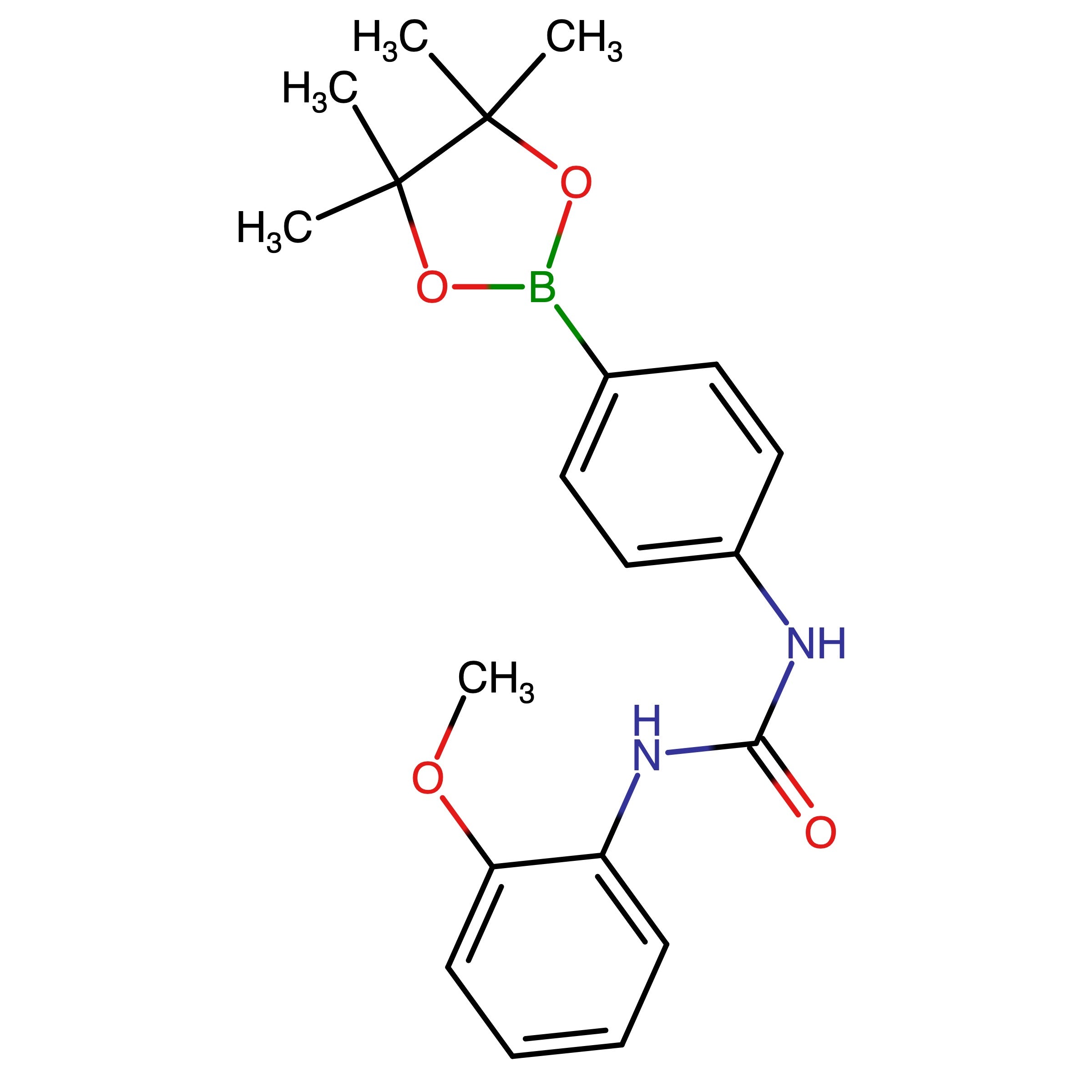 CAS 1669414-61-2 | 1-(2-Methoxyphenyl)-3-(4-(4,4,5,5-tetramethyl-1,3,2-dioxaborolan-2-yl)phenyl)urea