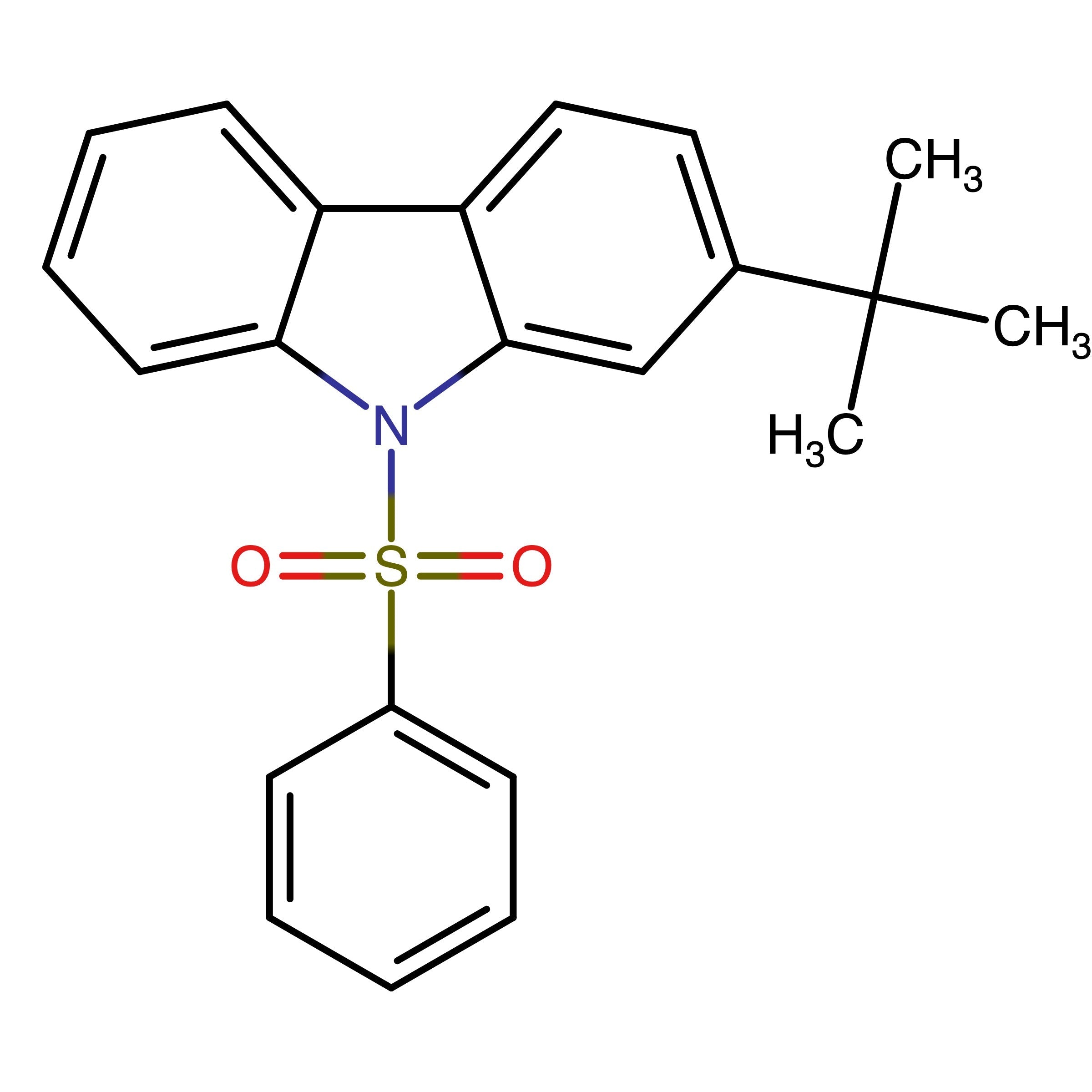 CAS 1283747-24-9 | 2-(tert-Butyl)-9-(phenylsulfonyl)-9H-carbazole