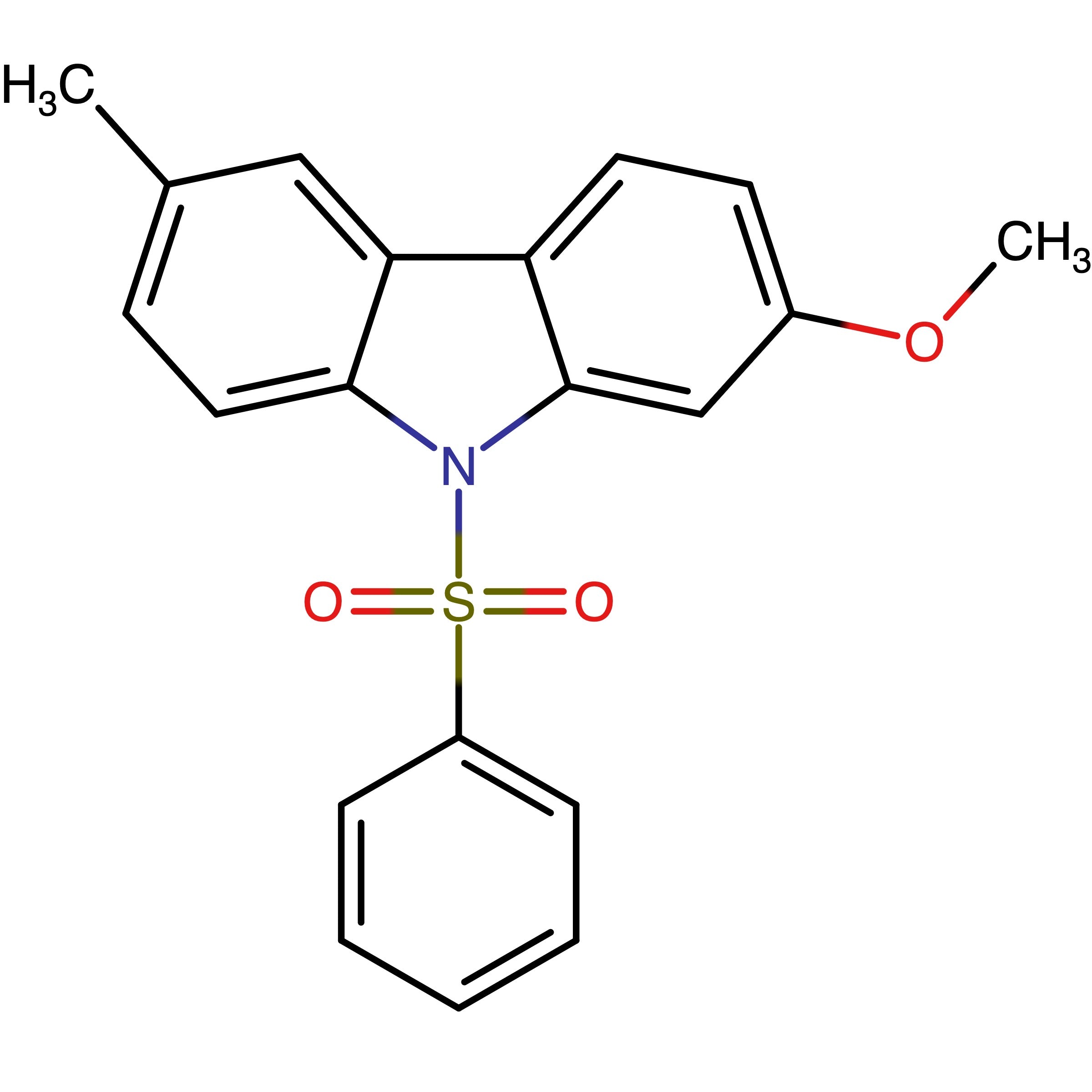CAS 1283747-42-1 | 2-Methoxy-6-methyl-9-(phenylsulfonyl)-9H-carbazole