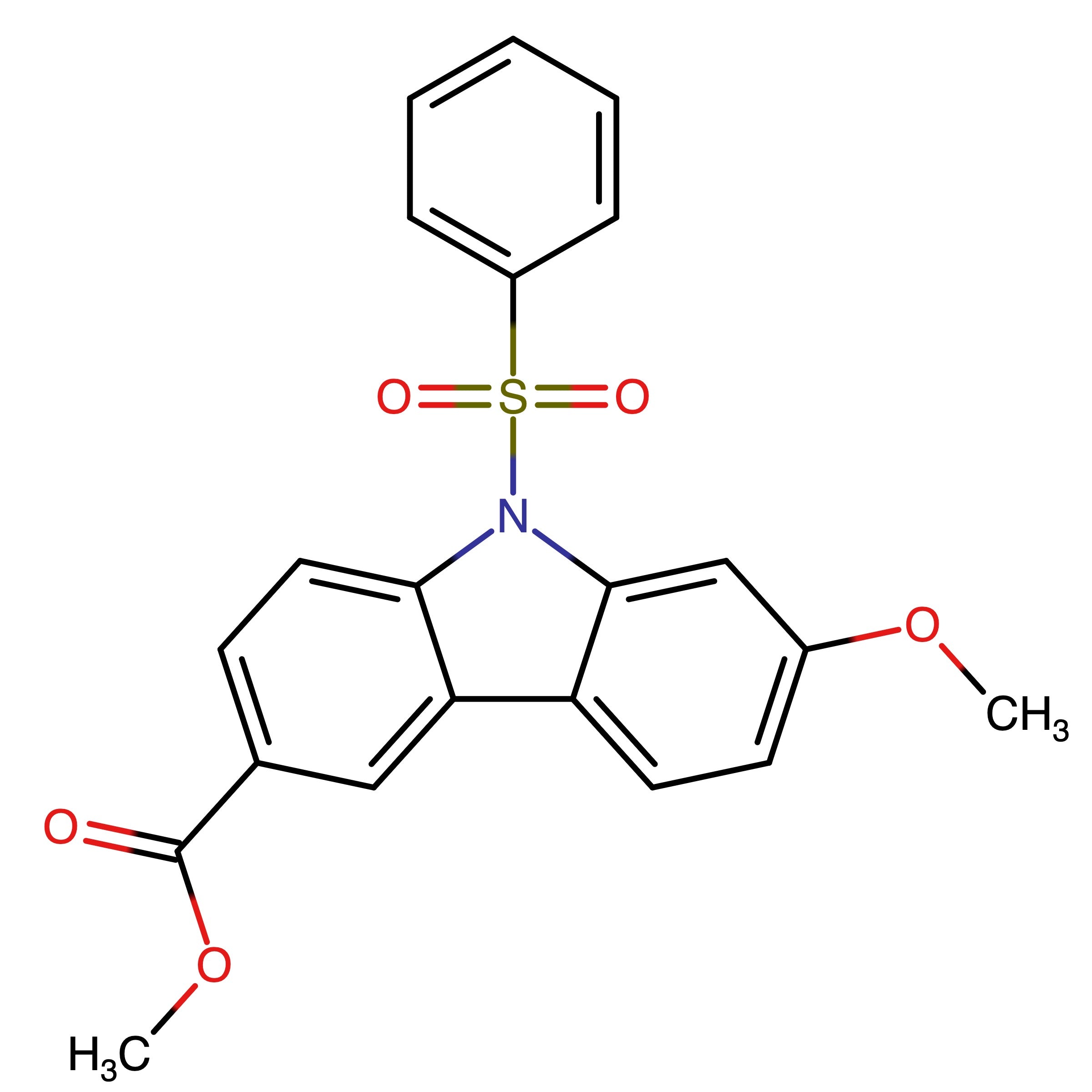 CAS 1283747-44-3 | Methyl 7-methoxy-9-(phenylsulfonyl)-9H-carbazole-3-carboxylate