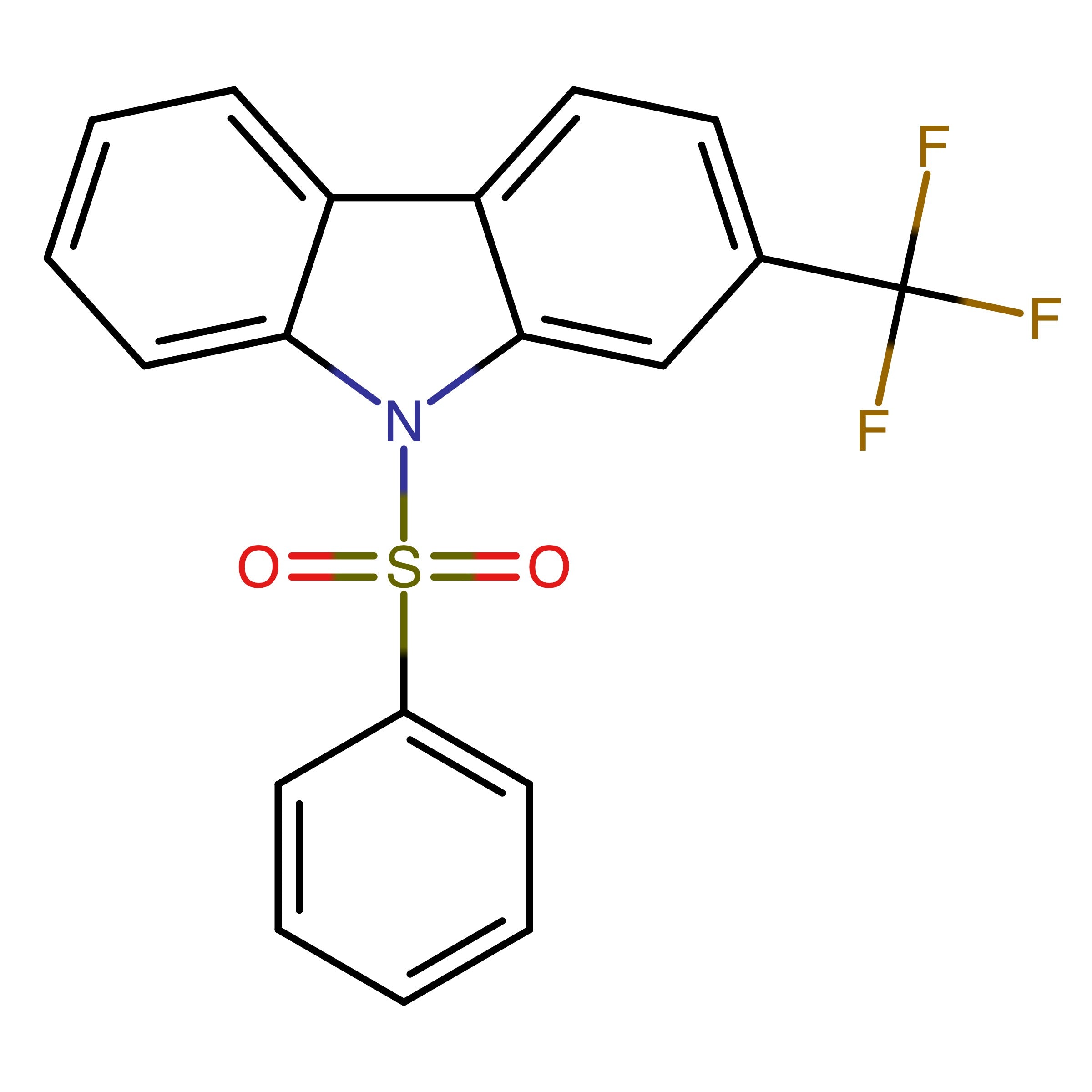 CAS 1283747-48-7 | 9-(Phenylsulfonyl)-2-(trifluoromethyl)-9H-carbazole