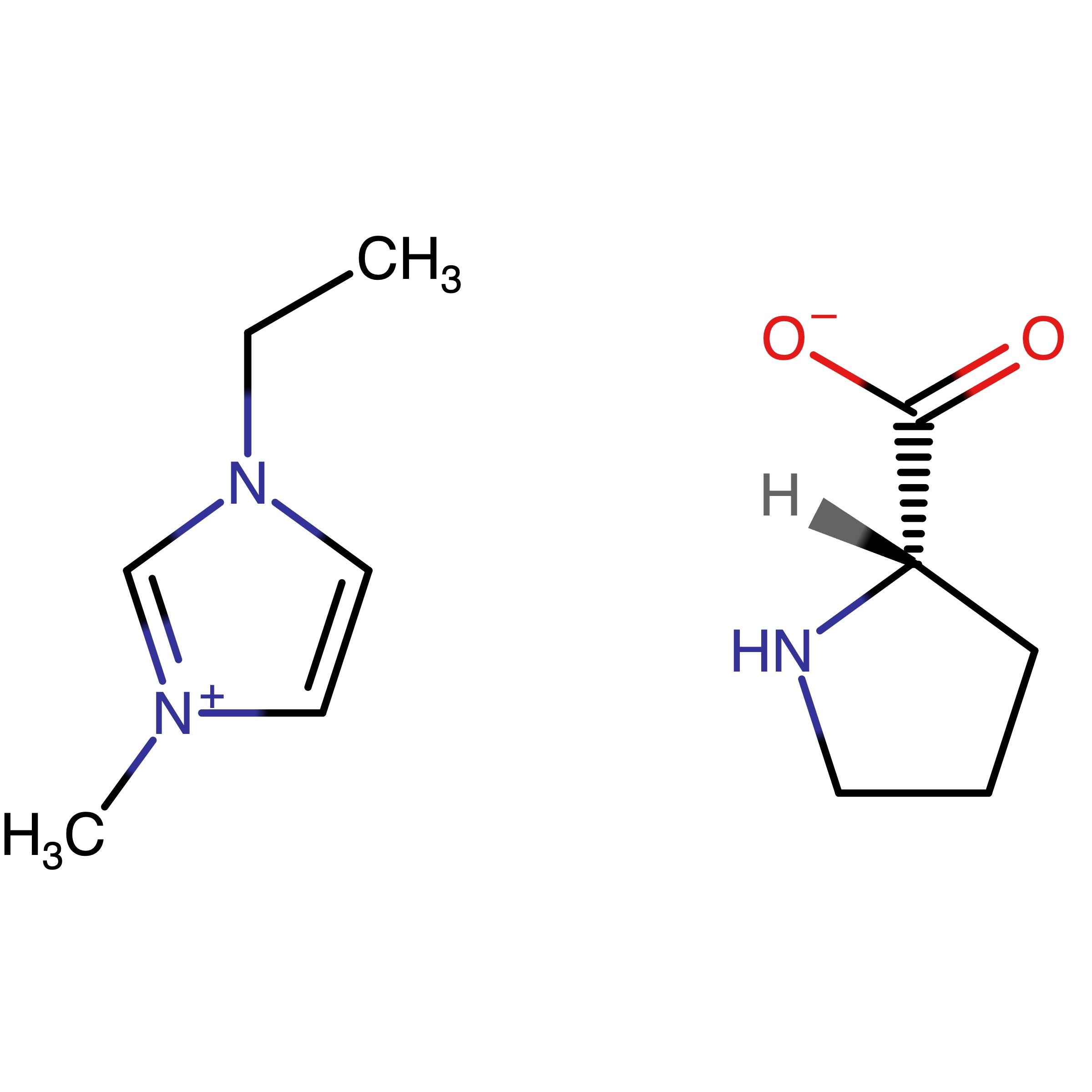 CAS 766537-93-3 | 1-Ethyl-3-methyl-1H-imidazol-3-ium L-prolinate