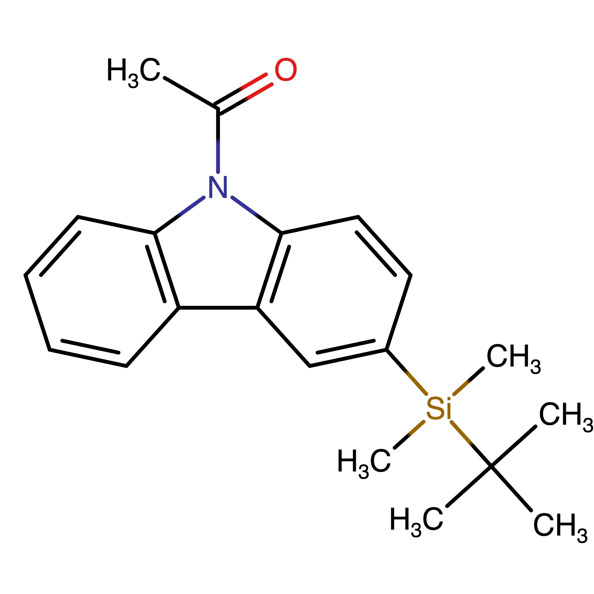 CAS 1058140-85-4 | 9-Acetyl-3-(dimethyl-tert-butylsilyl)carbazol