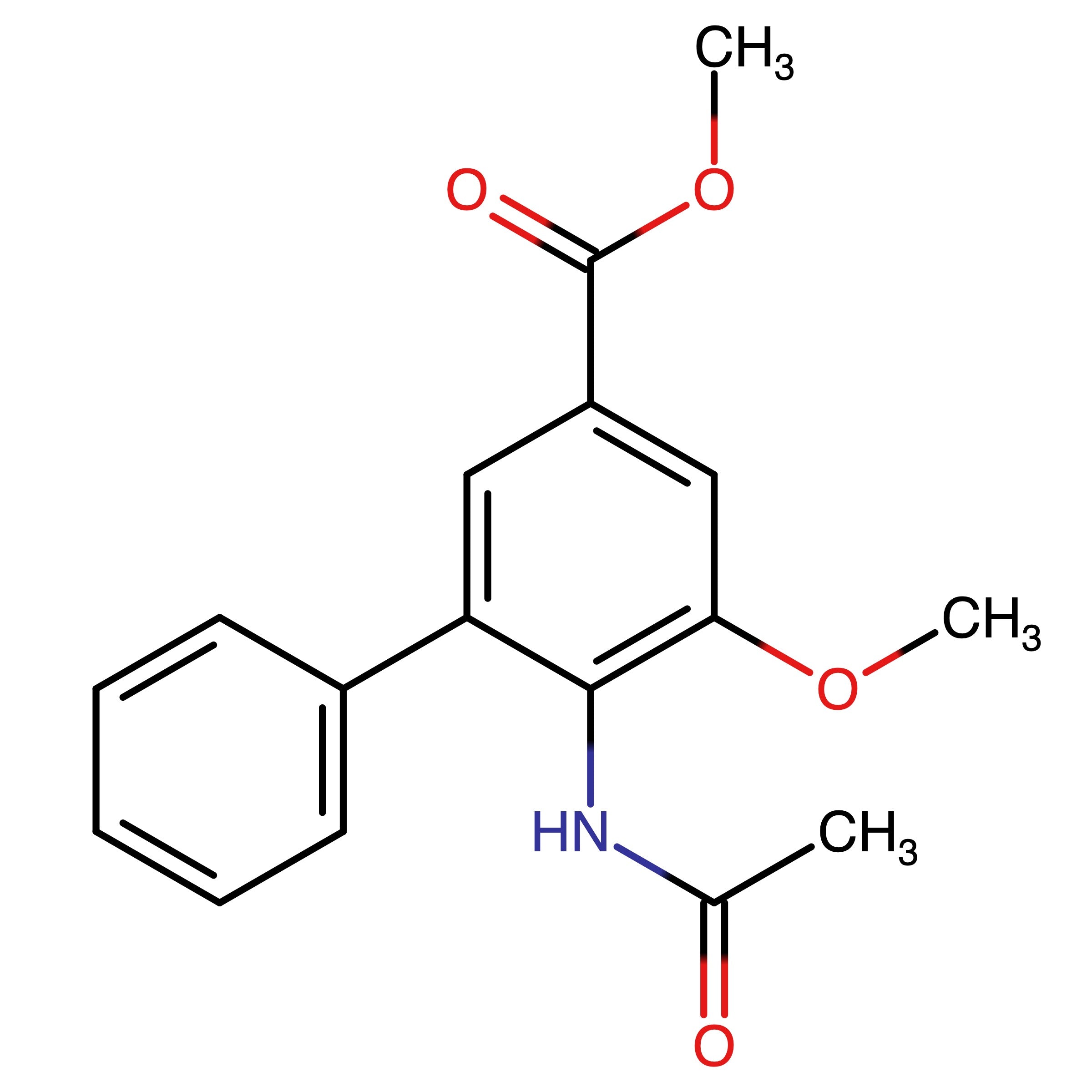 CAS 1058140-89-8 | 2-Acetamino-3-methoxy-5-methoxycarbonylbiphenyl