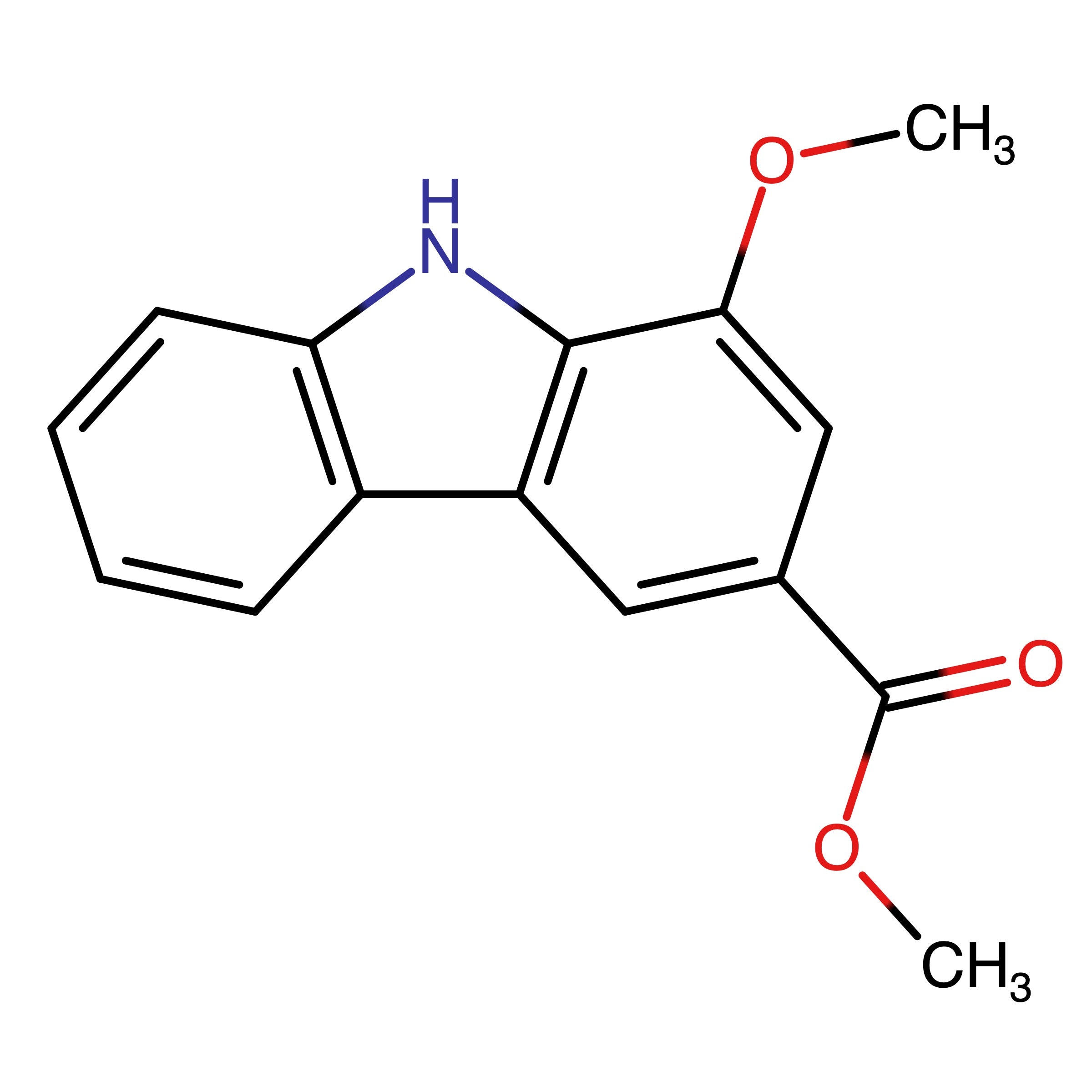 CAS 23523-94-6 | 9H-1-Methoxy-3-methoxycarbonylcarbazole