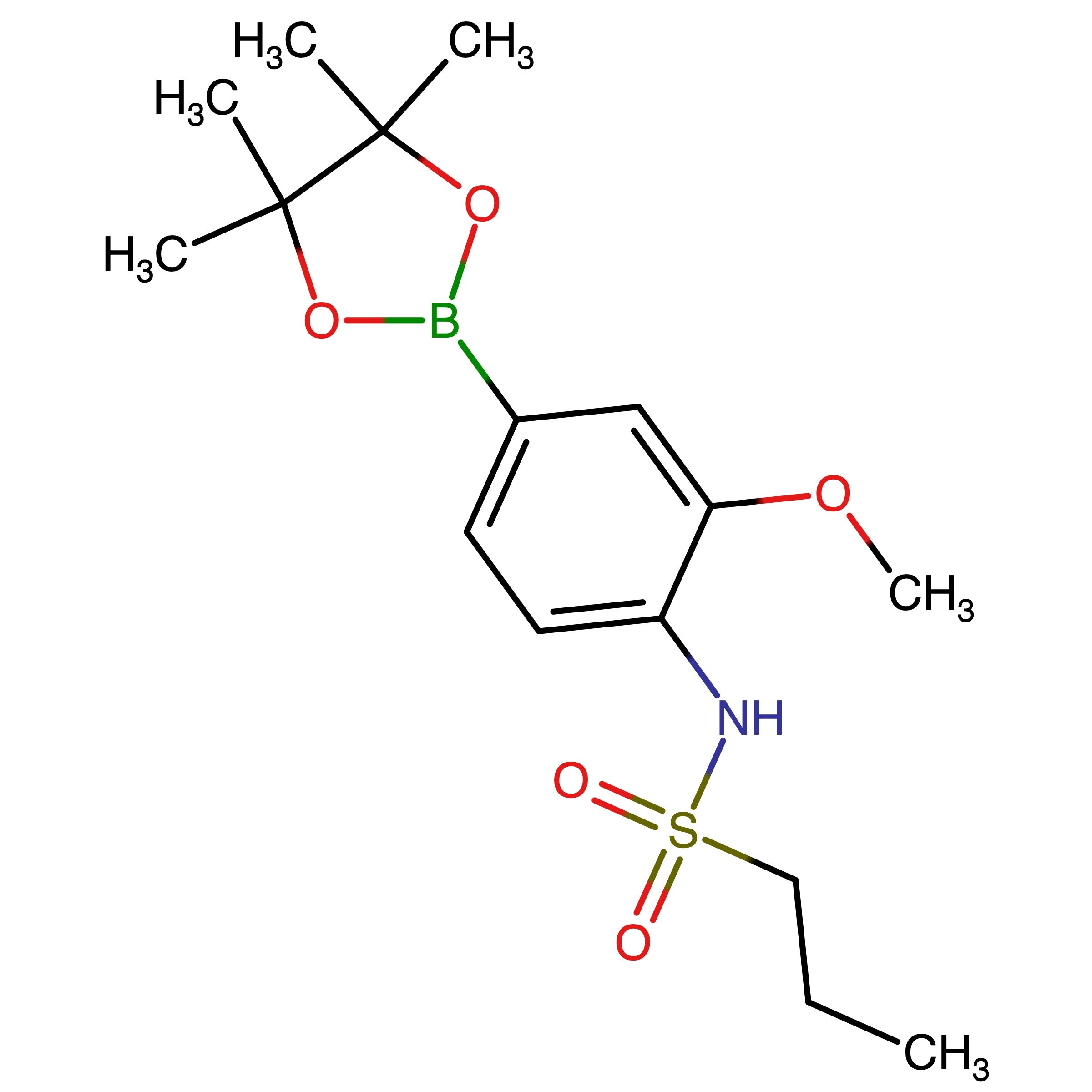 CAS 2245819-88-7 | N-(2-Methoxy-4-(4,4,5,5-tetramethyl-1,3,2-dioxaborolan-2-yl)phenyl)propane-1-sulfonamide