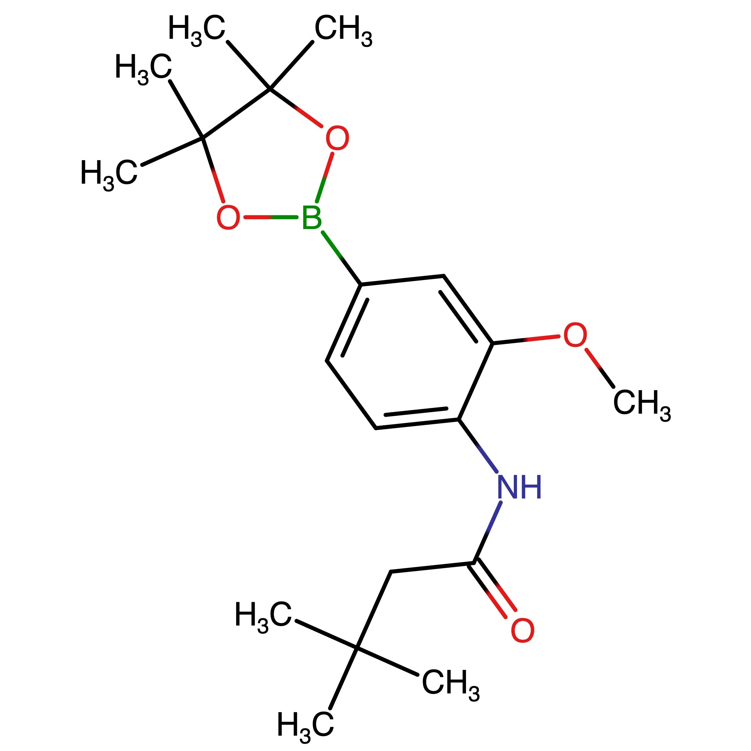 CAS 1914078-78-6 | N-(2-Methoxy-4-(4,4,5,5-tetramethyl-1,3,2-dioxaborolan-2-yl)phenyl)-3,3-dimethylbutanamide