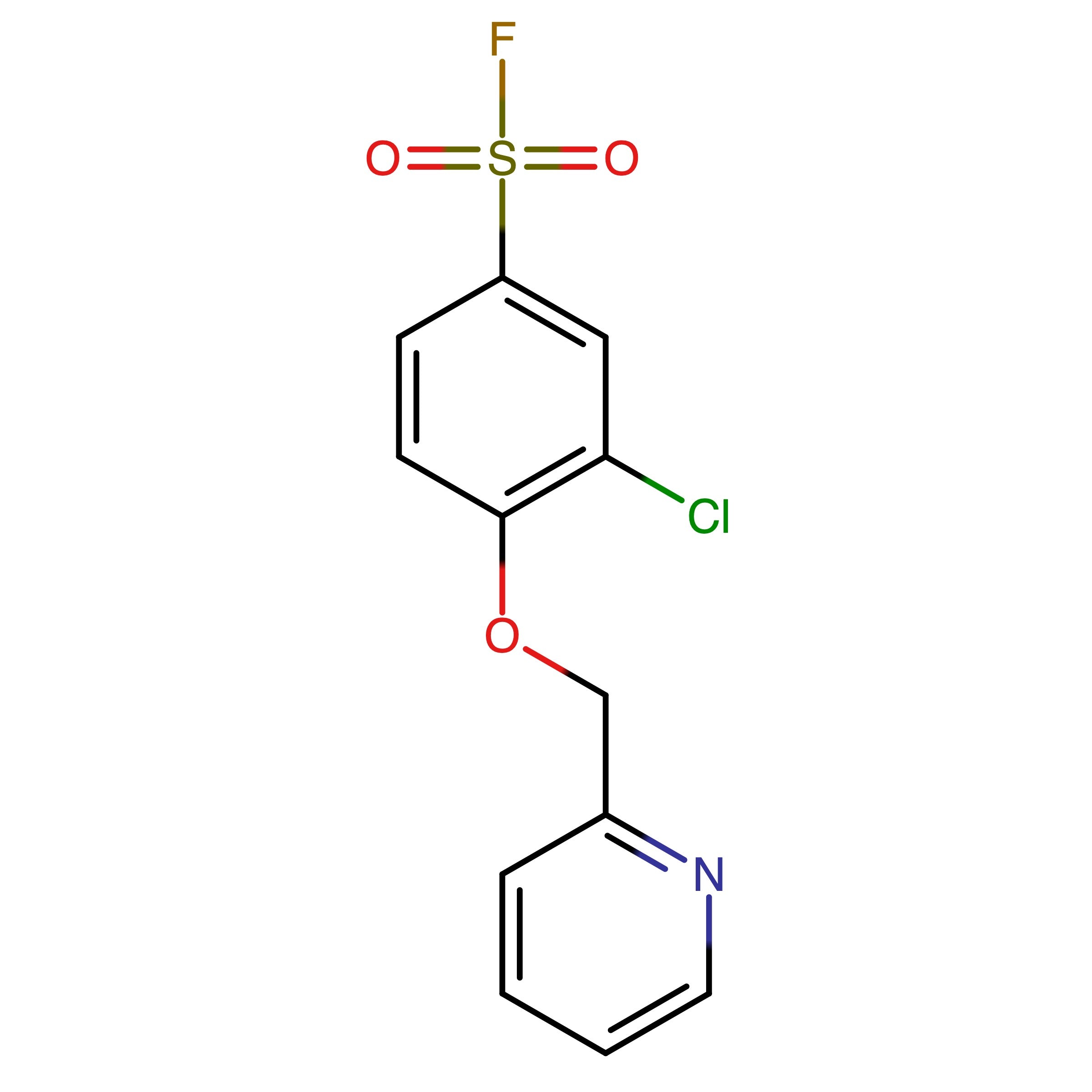 CAS 2414507-82-5 | 3-Chloro-4-(pyridin-2-ylmethoxy)benzene-1-sulfonyl fluoride