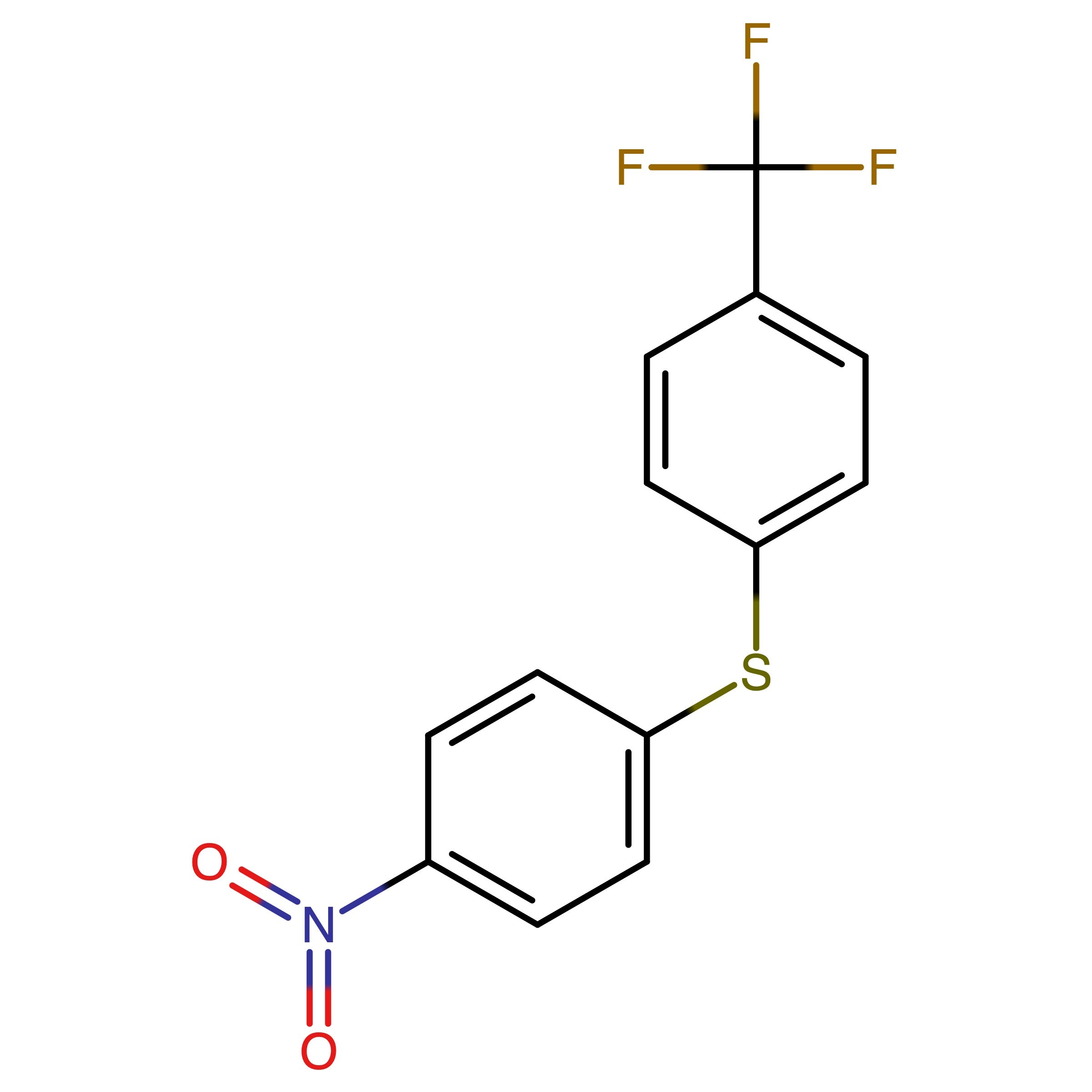 CAS 1219038-23-9 | (4-Nitrophenyl)(4-(trifluoromethyl)phenyl)sulfane