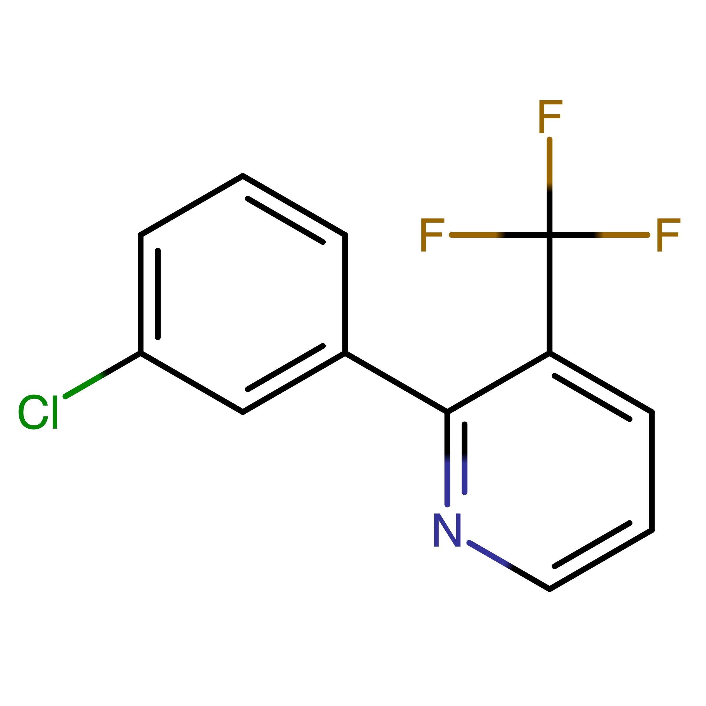 CAS 1440538-44-2 | 2-(3-Chlorophenyl)-3-(trifluoromethyl)pyridine