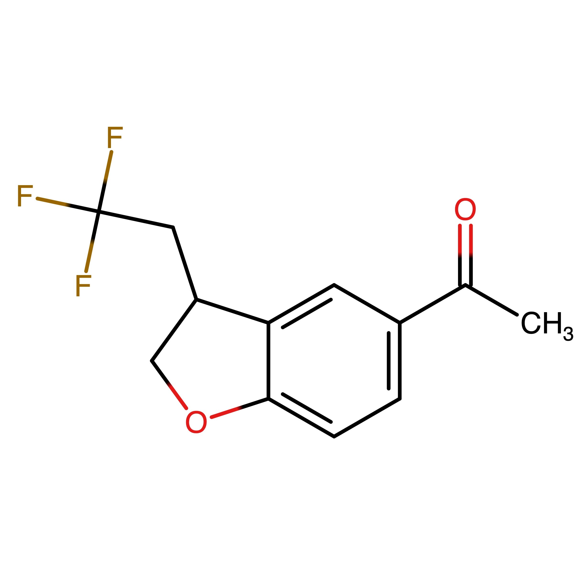 CAS 1440538-47-5 | 1-(3-(2,2,2-Trifluoroethyl)-2,3-dihydrobenzofuran-5-yl)ethan-1-one