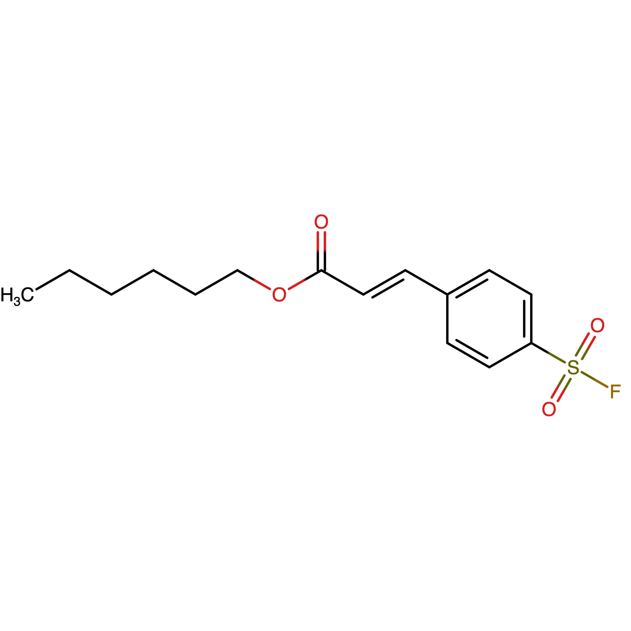 CAS 2411548-89-3 | Hexyl (E)-3-(4-(fluorosulfonyl)phenyl)acrylate