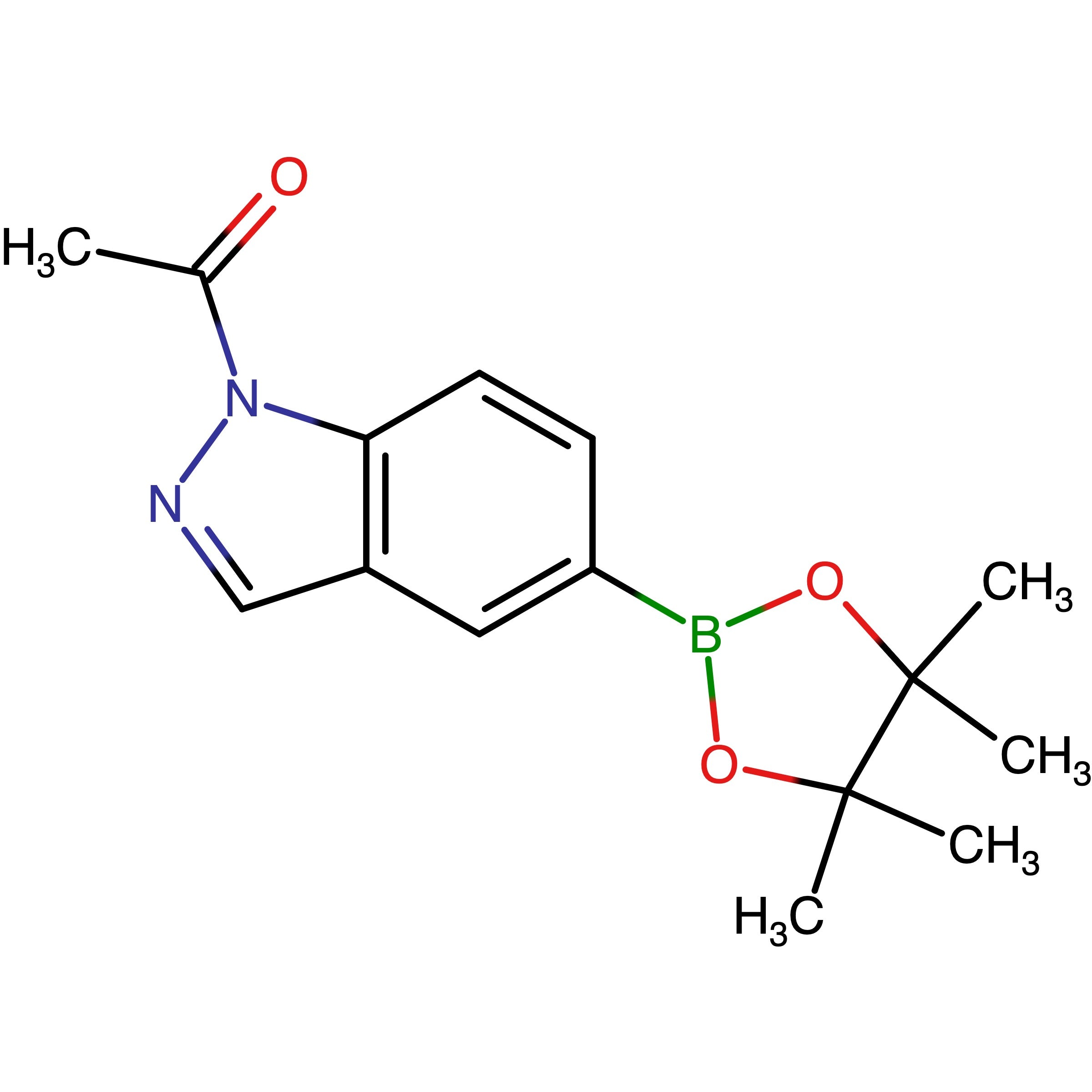 CAS 850363-83-6 | 1-(5-(4,4,5,5-Tetramethyl-1,3,2-dioxaborolan-2-yl)-1H-indazol-1-yl)ethanone | MFCD13195074