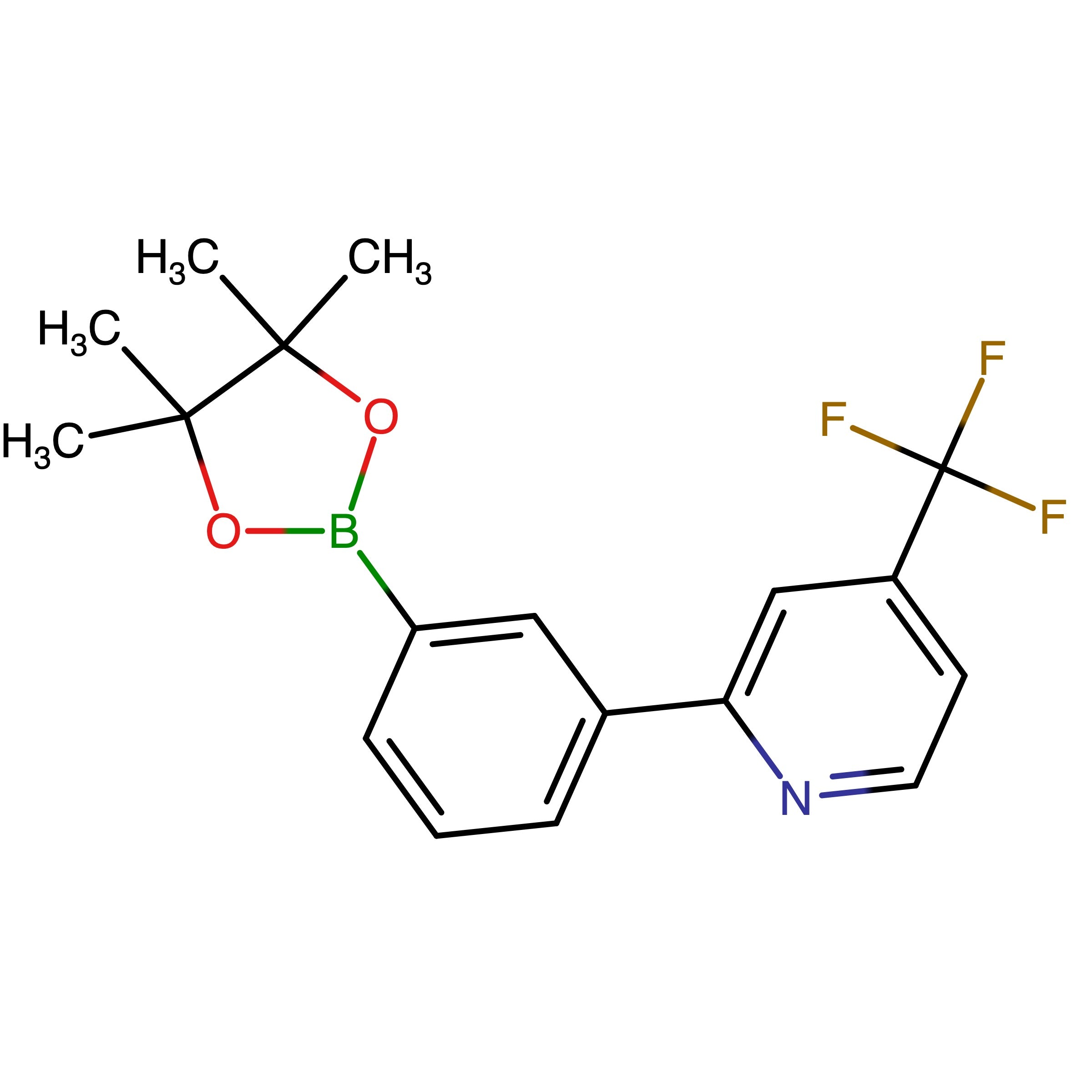 CAS 2223046-15-7 | 2-(3-(4,4,5,5-Tetramethyl-1,3,2-dioxaborolan-2-yl)phenyl)-4-(trifluoromethyl)pyridine