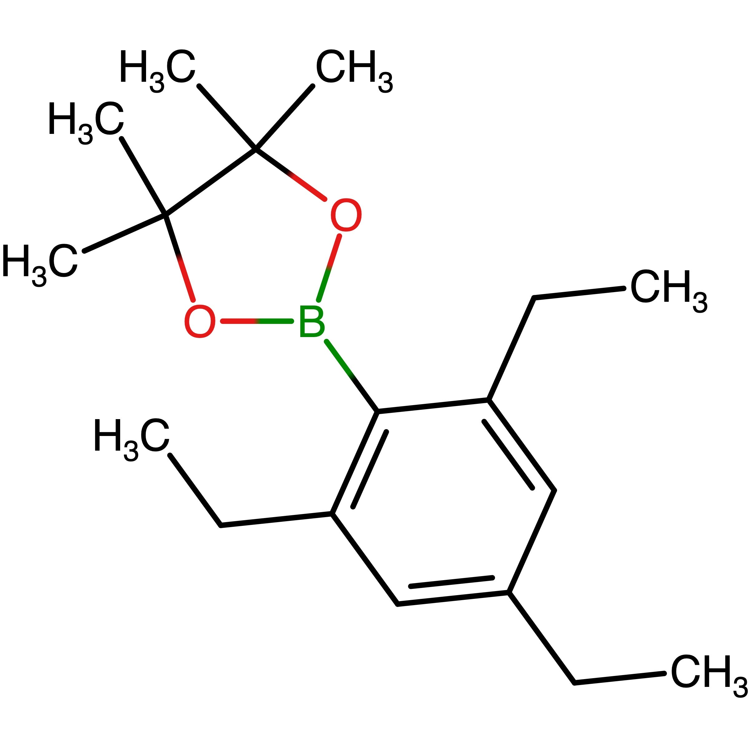 CAS 1334181-19-9 | 4,4,5,5-Tetramethyl-2-(2,4,6-triethylphenyl)-1,3,2-dioxaborolane | MFCD22494311