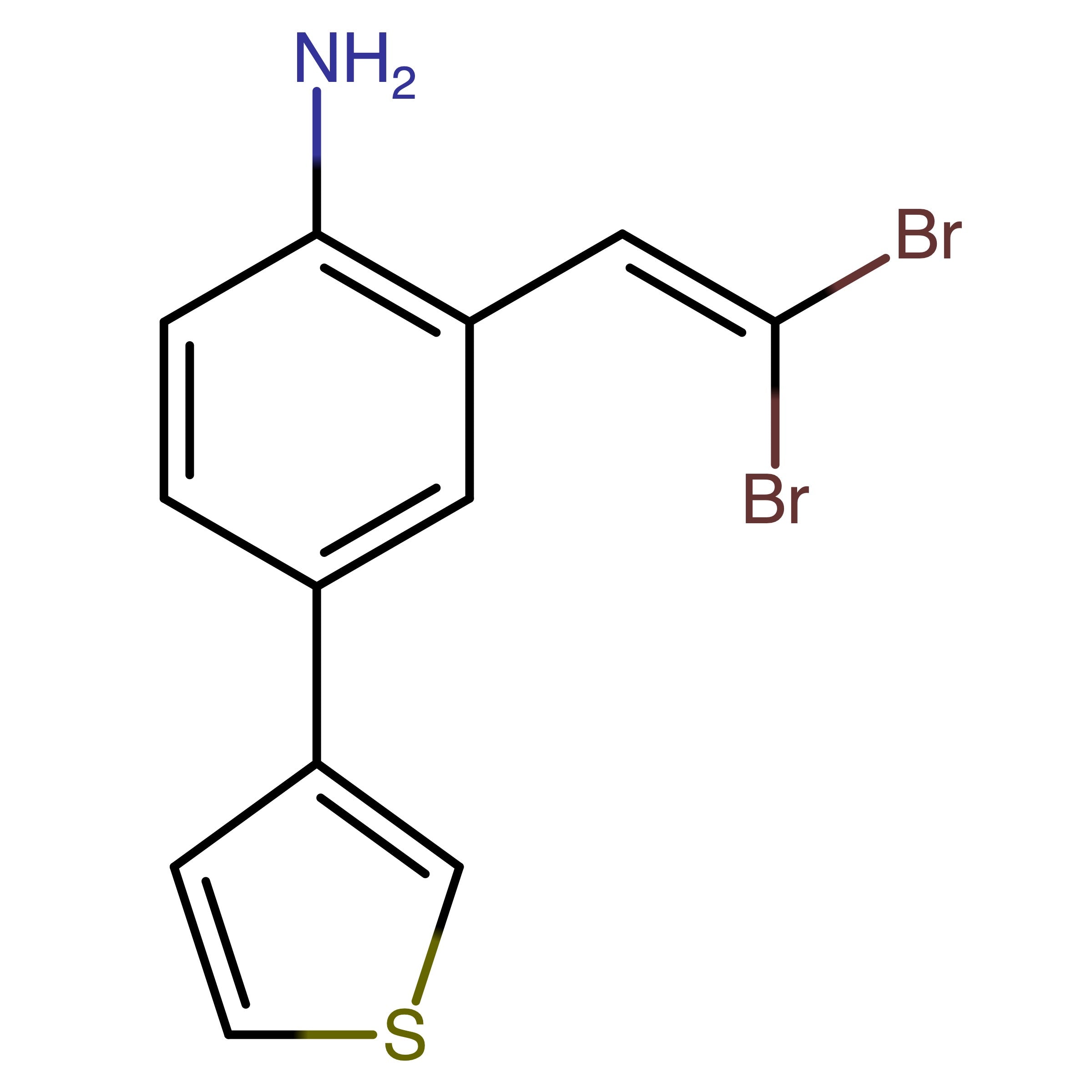 CAS 3023221-83-9 | 2-(2,2-Dibromovinyl)-4-(thiophen-3-yl)aniline