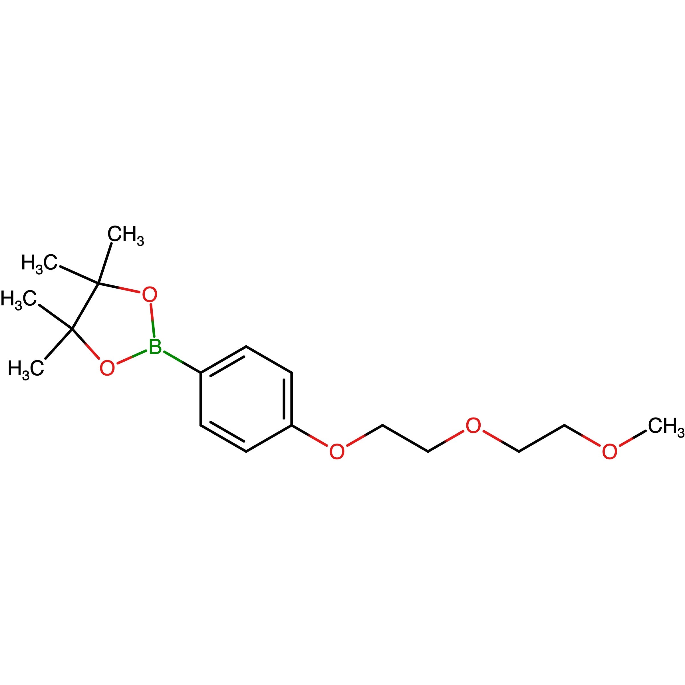 CAS 1366602-62-1 | 2-(4-(2-(2-methoxyethoxy)ethoxy)phenyl)-4,4,5,5-tetramethyl-1,3,2-dioxaborolane | MFCD27996253