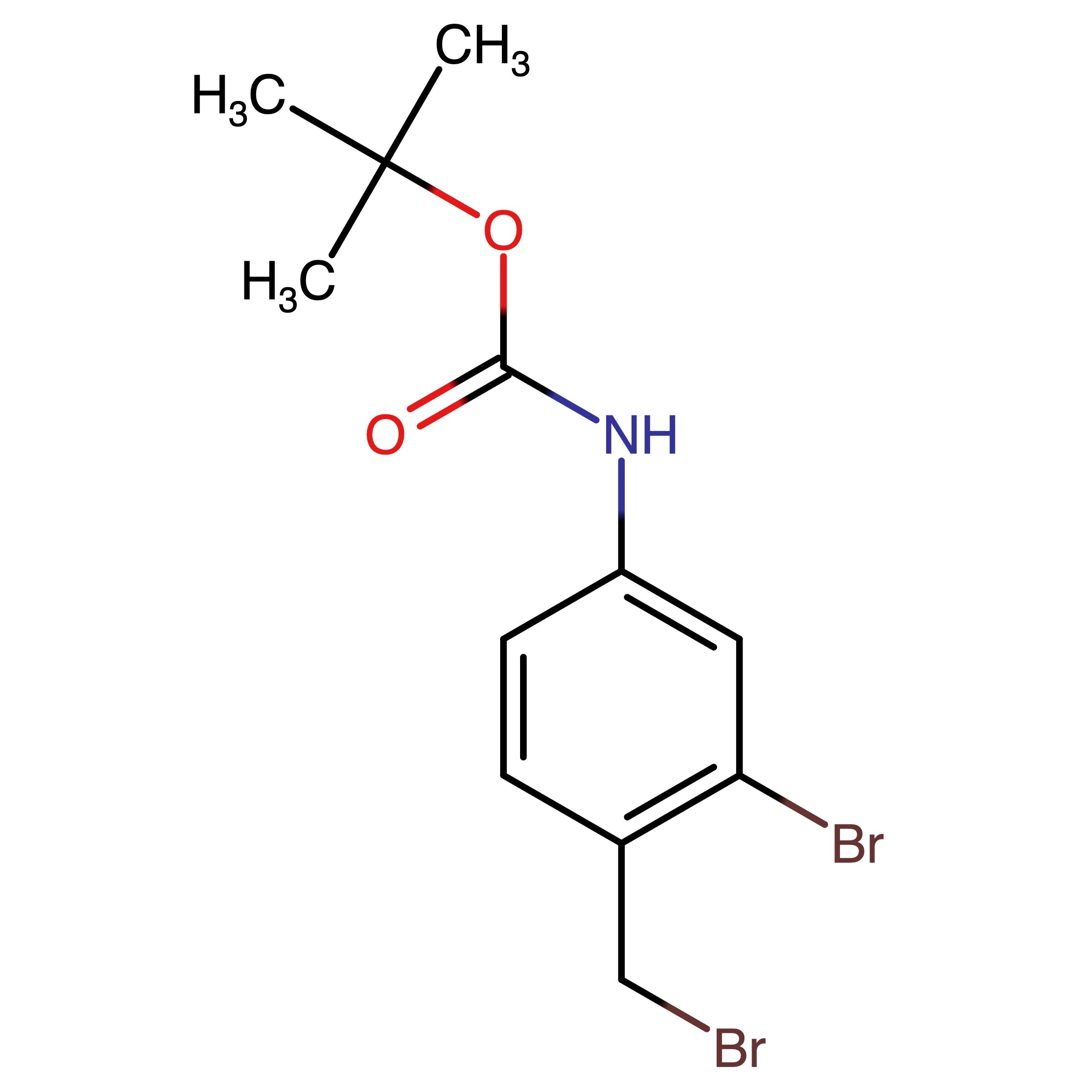 CAS 2354667-19-7 | tert-Butyl (3-bromo-4-(bromomethyl)phenyl)carbamate