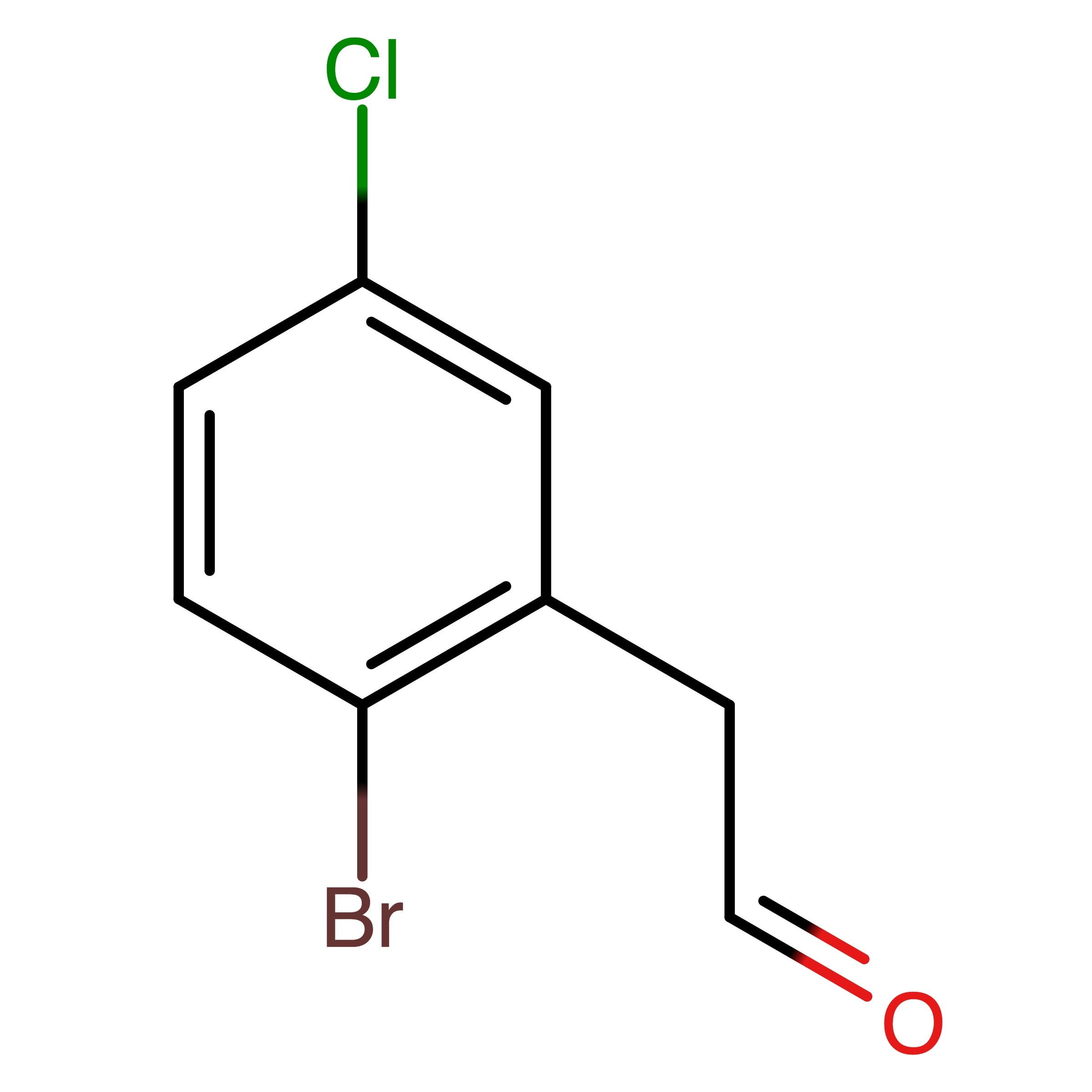 CAS 265107-67-3 | 2-(2-Bromo-5-chlorophenyl)ethanal | MFCD21705900